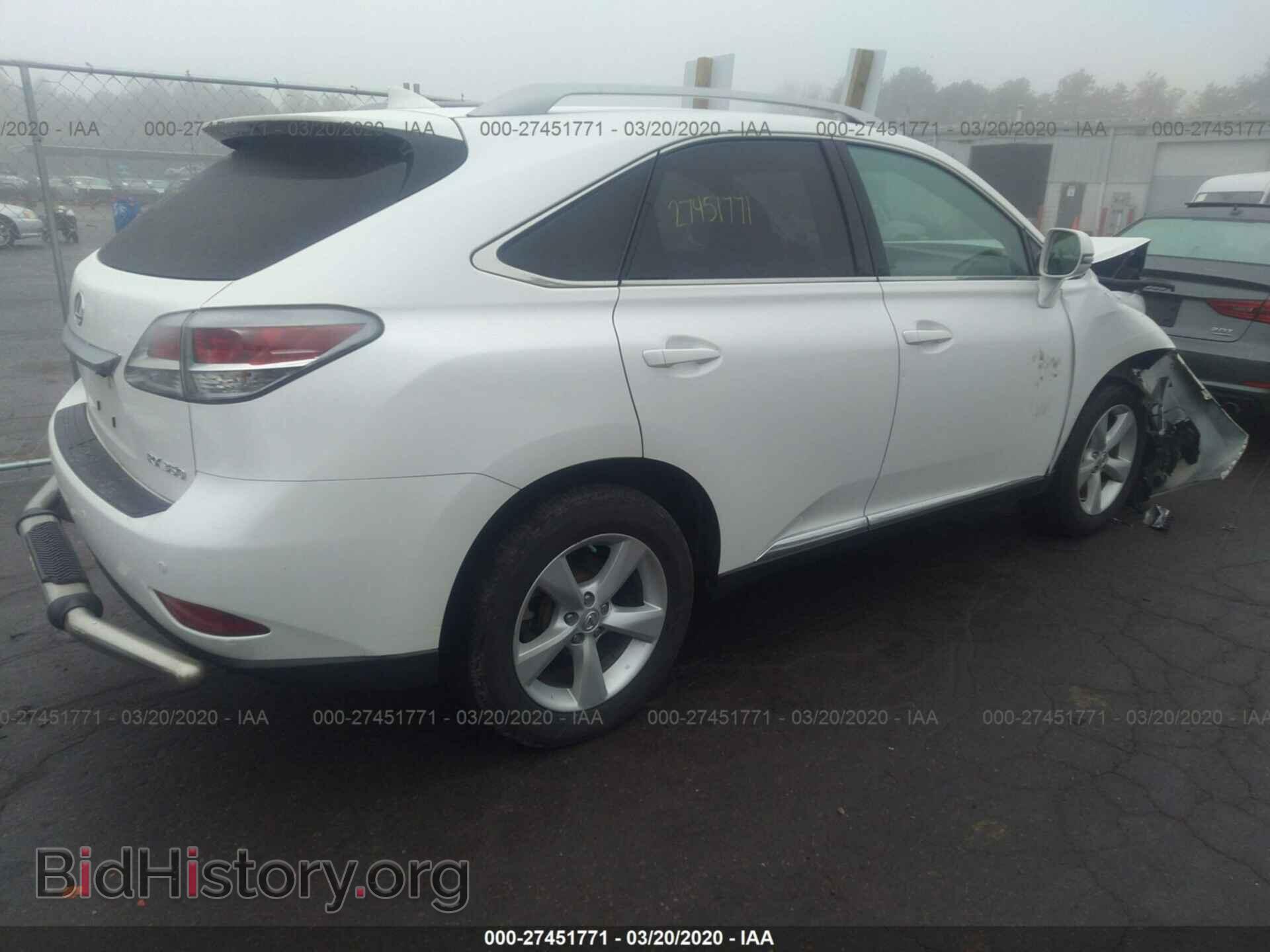 2014 LEXUS RX - VIN: 2T2BK1BA3EC225777 - Фото 4