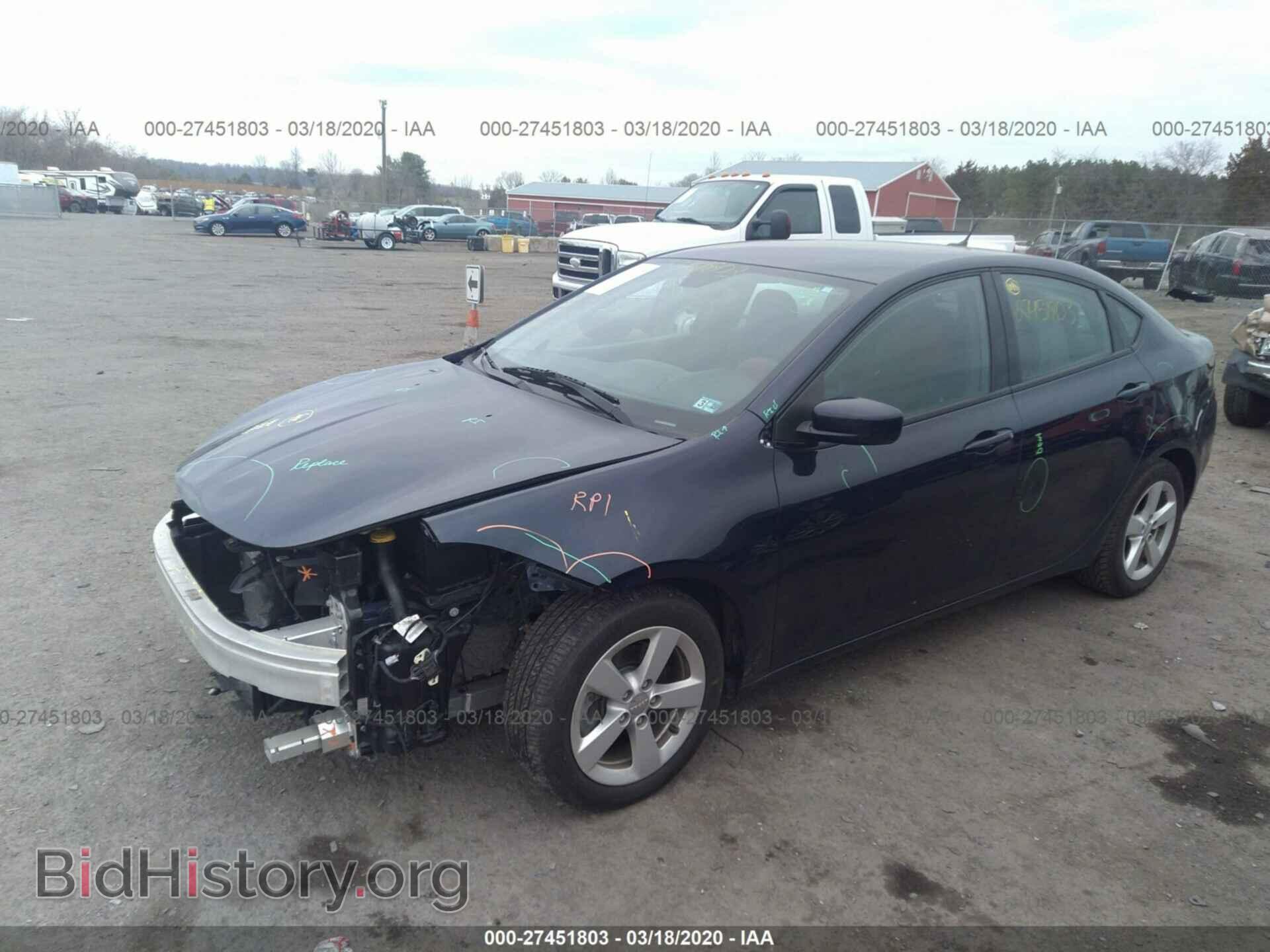 2015 DODGE DART - VIN: 1C3CDFBB8FD180370 - Фото 2