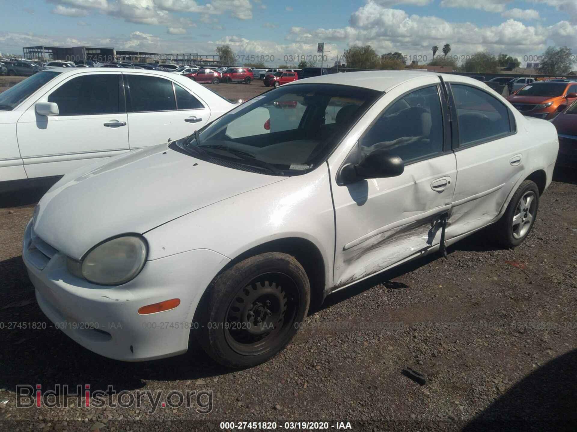 2002 DODGE NEON - VIN: 1B3ES46CX2D503170 - Фото 2