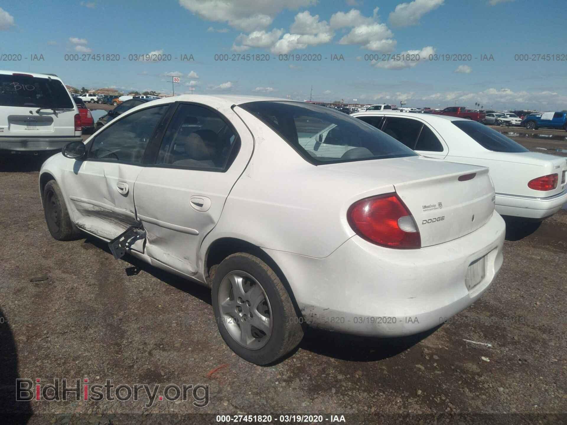 2002 DODGE NEON - VIN: 1B3ES46CX2D503170 - Фото 3