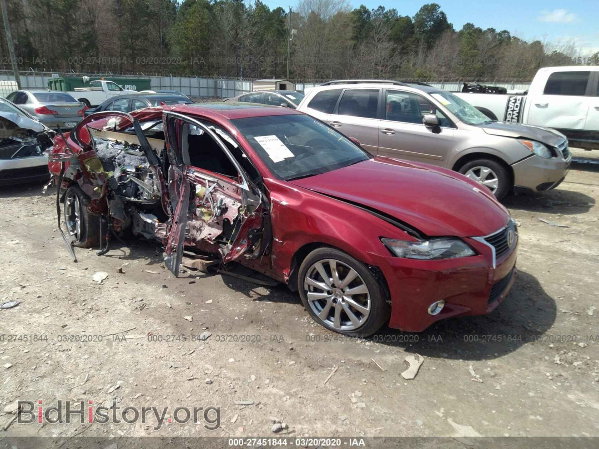 Photo JTHBE1BL1D5008249 - LEXUS GS 2013