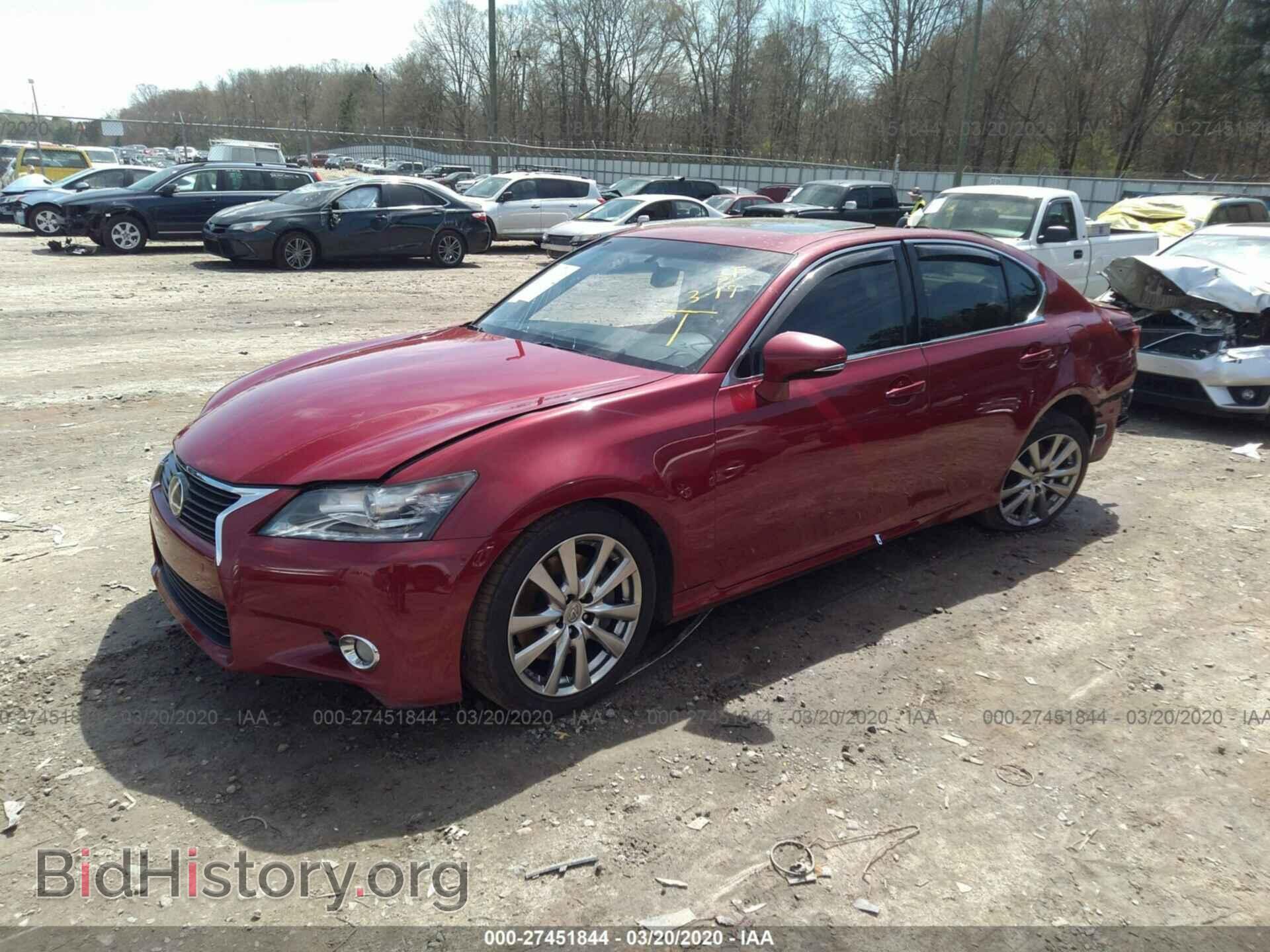 2013 LEXUS GS - VIN: JTHBE1BL1D5008249 - Photo 2
