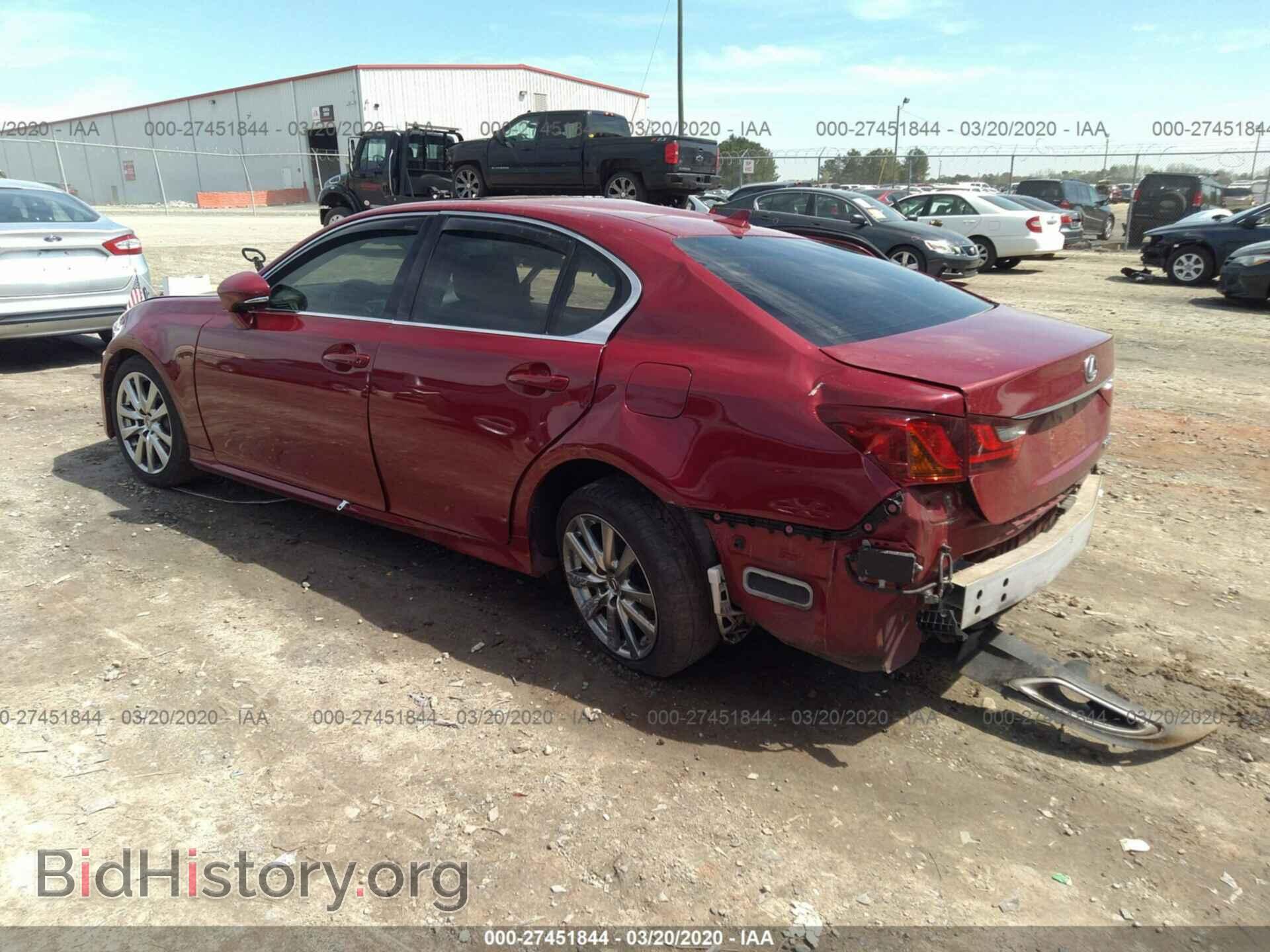 2013 LEXUS GS - VIN: JTHBE1BL1D5008249 - Photo 3