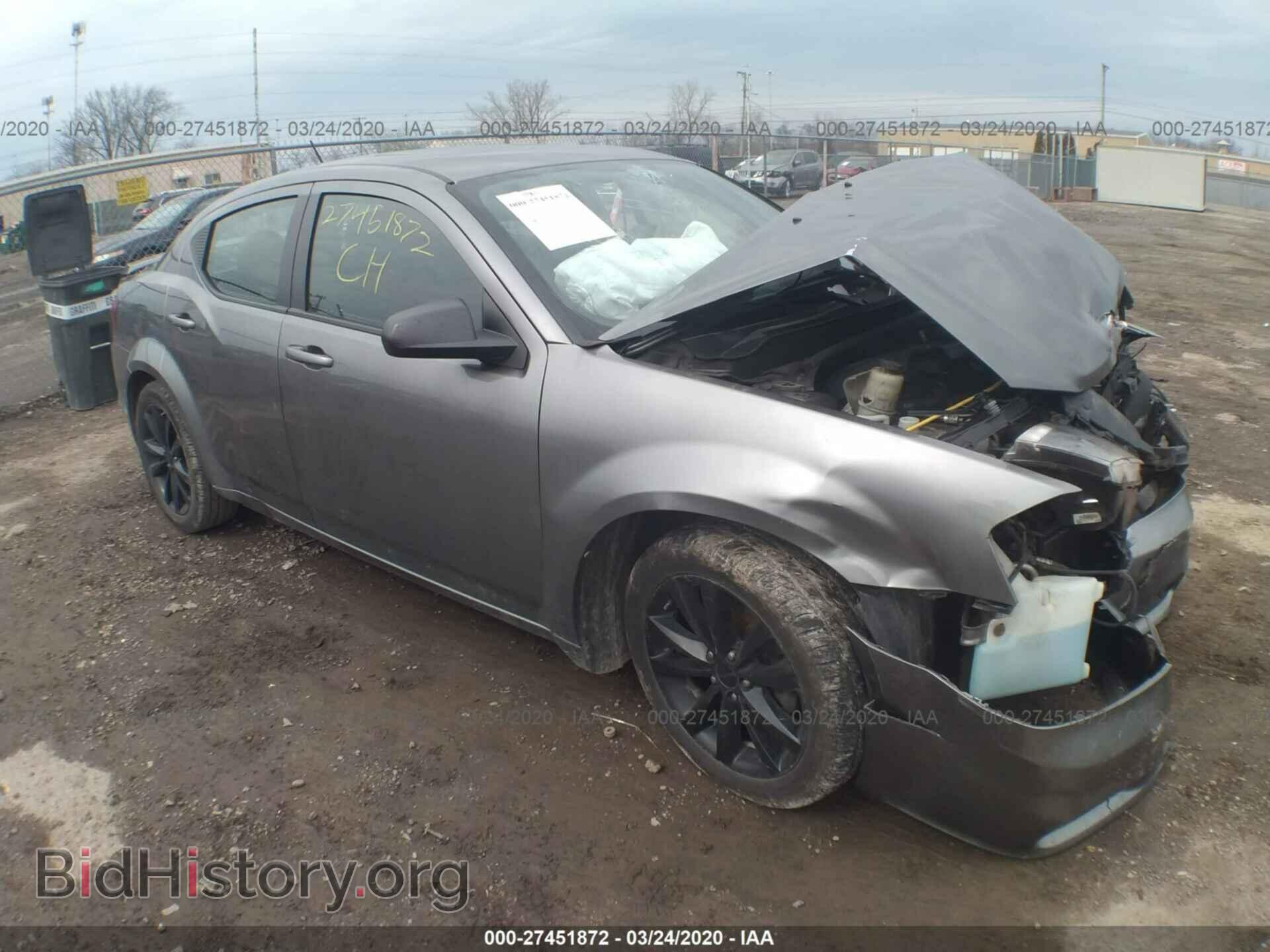 Фотография 1C3CDZCB2DN627007 - DODGE AVENGER 2013