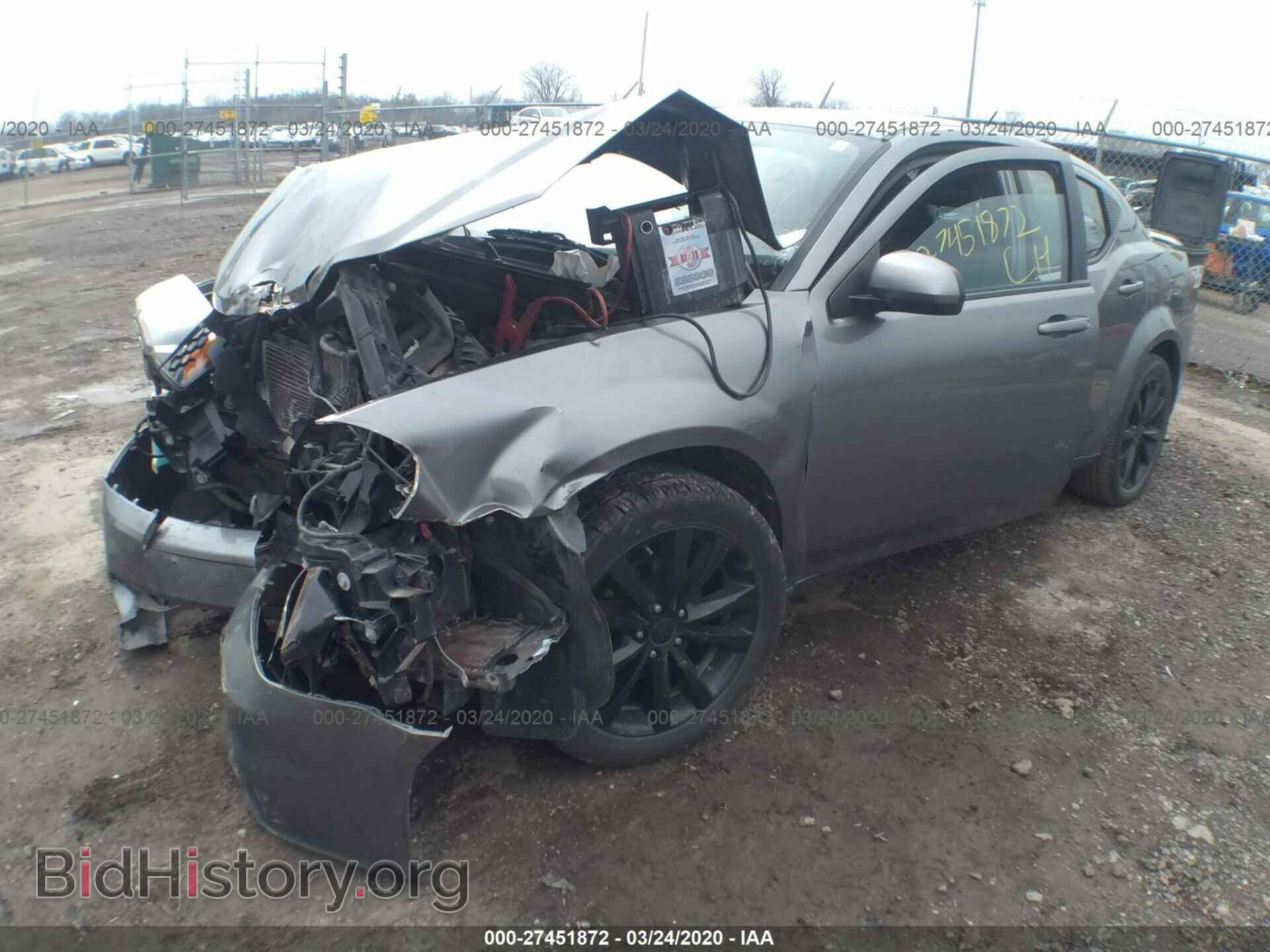 2013 DODGE AVENGER - VIN: 1C3CDZCB2DN627007 - Фото 2