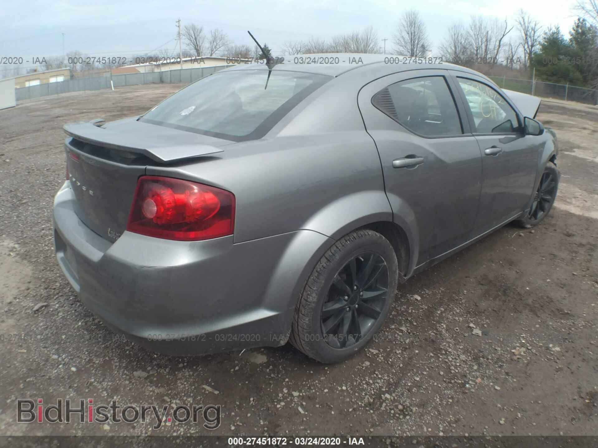 2013 DODGE AVENGER - VIN: 1C3CDZCB2DN627007 - Фото 4