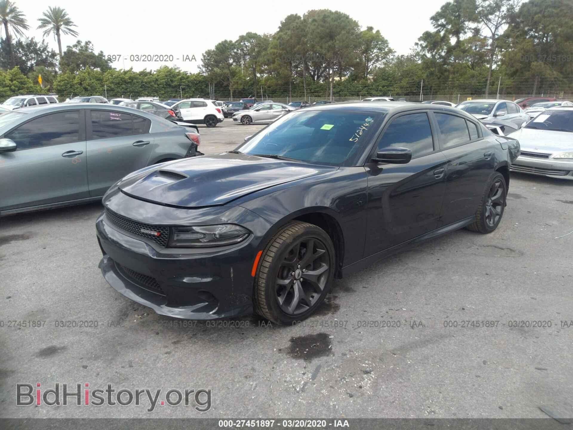 2019 DODGE CHARGER - VIN: 2C3CDXHG1KH512445 - Фото 2