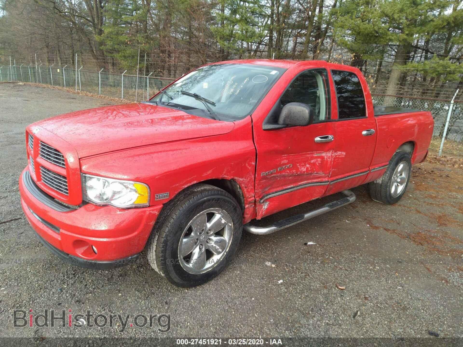 2003 DODGE RAM 1500 - VIN: 1D7HA18D23S356557 - Фото 2