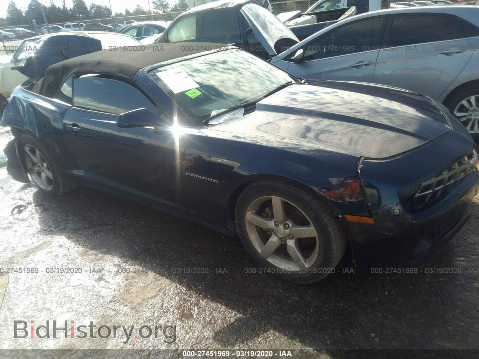 Photo 2G1FC3DD1B9180669 - CHEVROLET CAMARO 2011