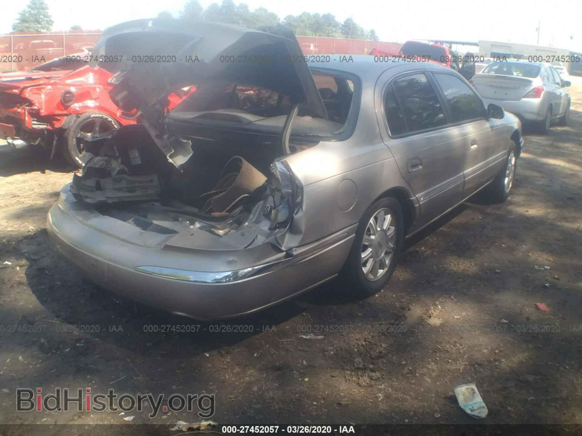2002 LINCOLN CONTINENTAL - VIN: 1LNHM97V92Y645033 - Photo 4
