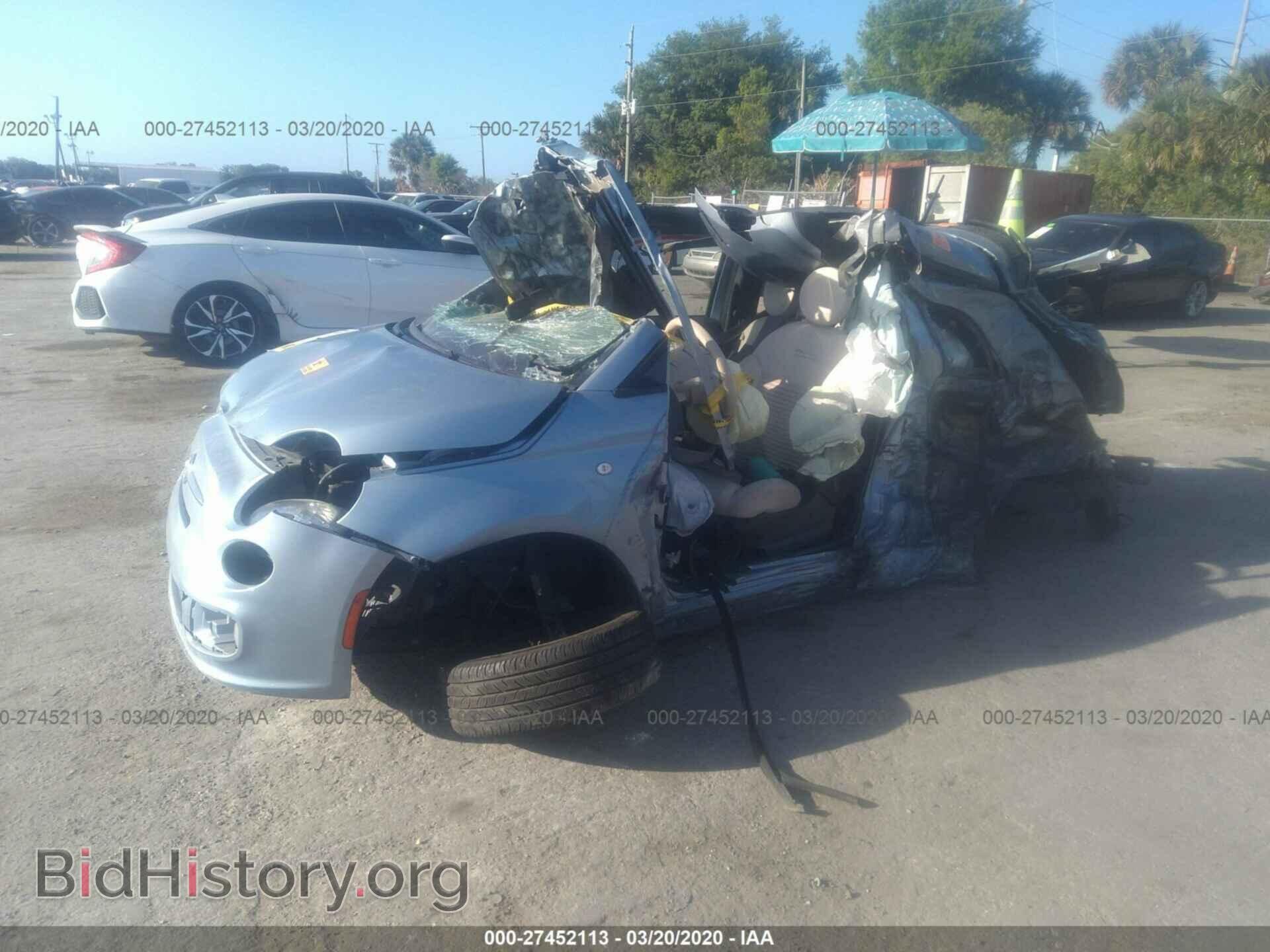 2015 FIAT 500 - VIN: 3C3CFFBR6FT636738 - Фото 2