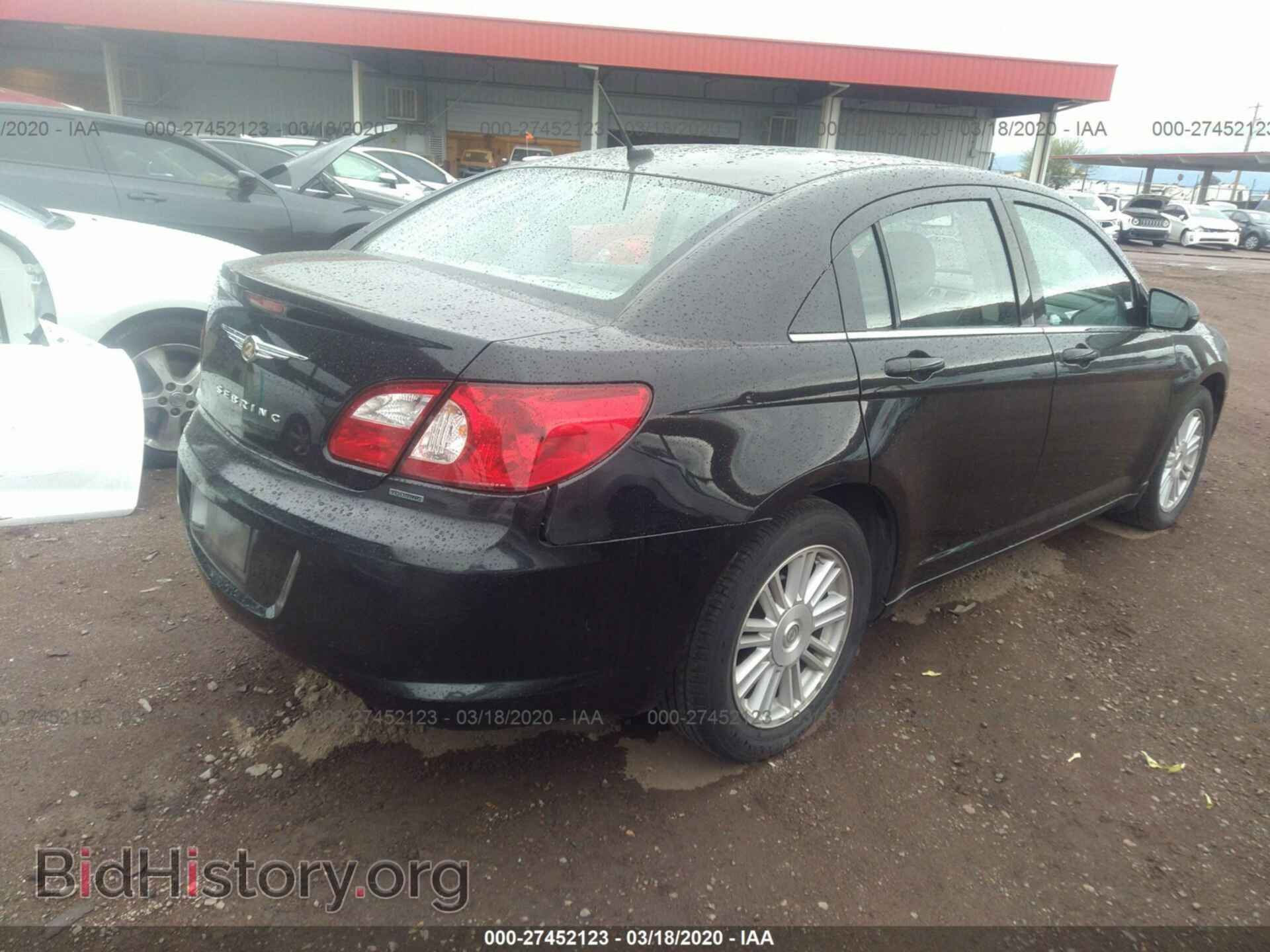 2007 CHRYSLER SEBRING - VIN: 1C3LC56R07N502404 - Фото 4