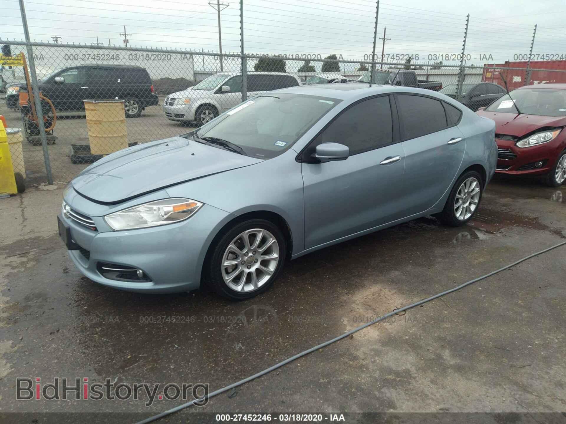 2013 DODGE DART - VIN: 1C3CDFCA6DD322508 - Фото 2