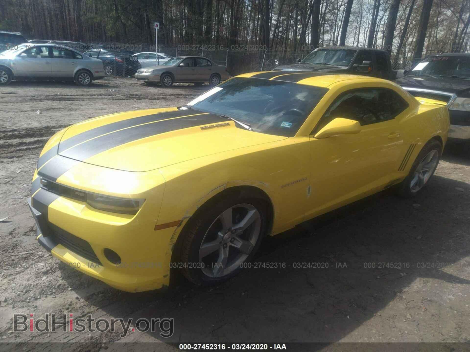 2014 CHEVROLET CAMARO - VIN: 2G1FF1E36E9271619 - Фото 2