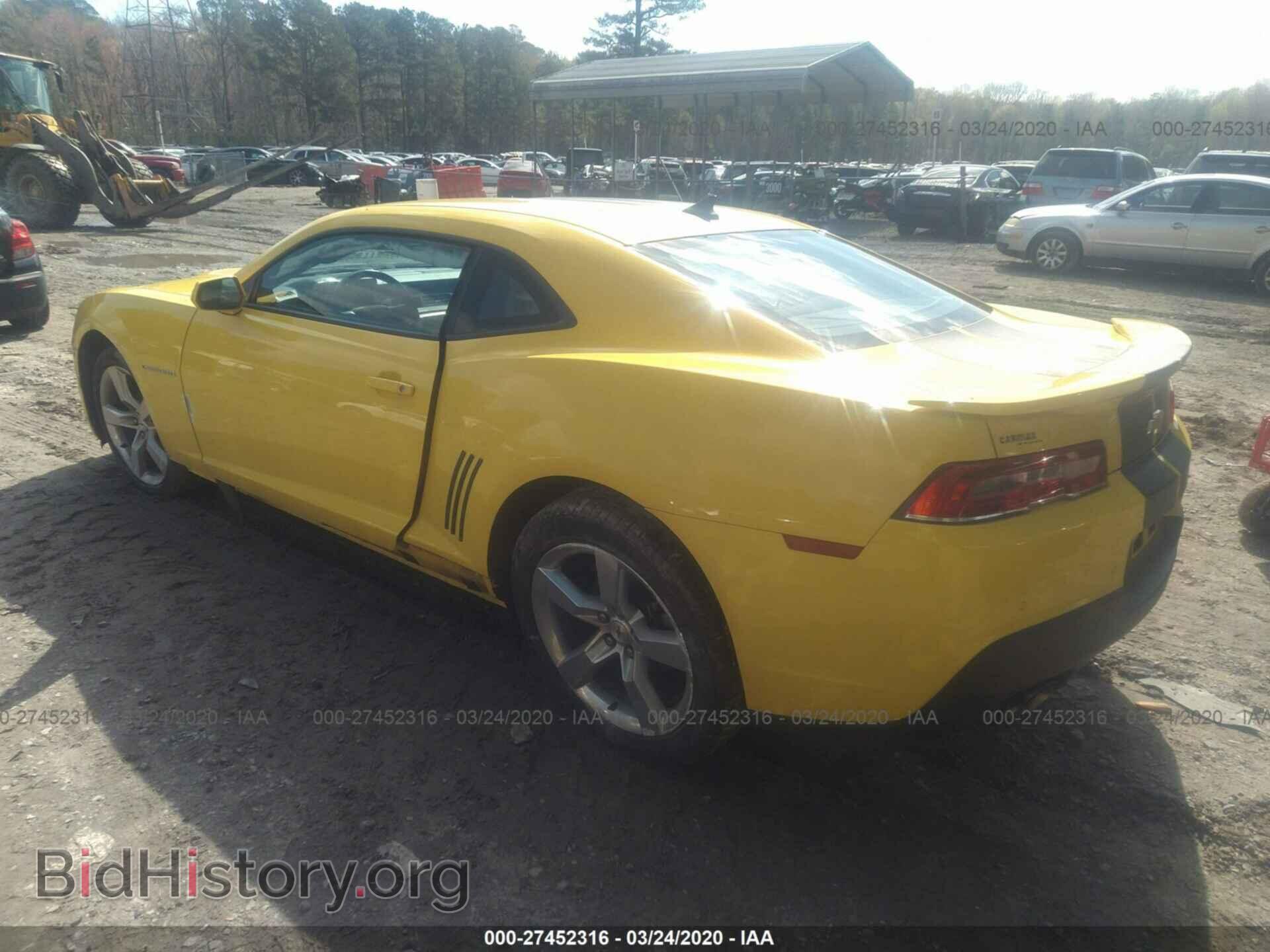2014 CHEVROLET CAMARO - VIN: 2G1FF1E36E9271619 - Фото 3