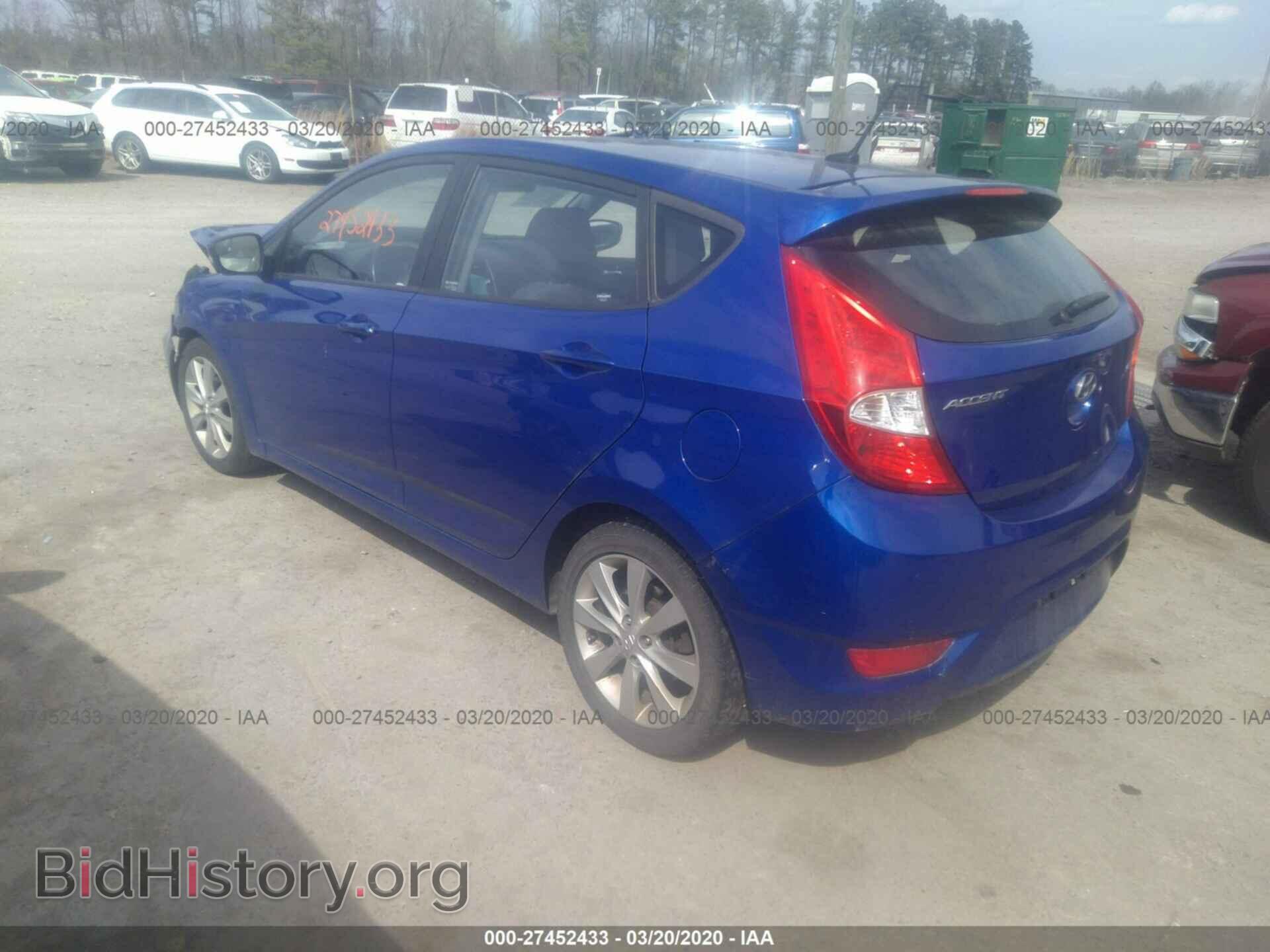 2014 HYUNDAI ACCENT - VIN: KMHCU5AE5EU146009 - Фото 3