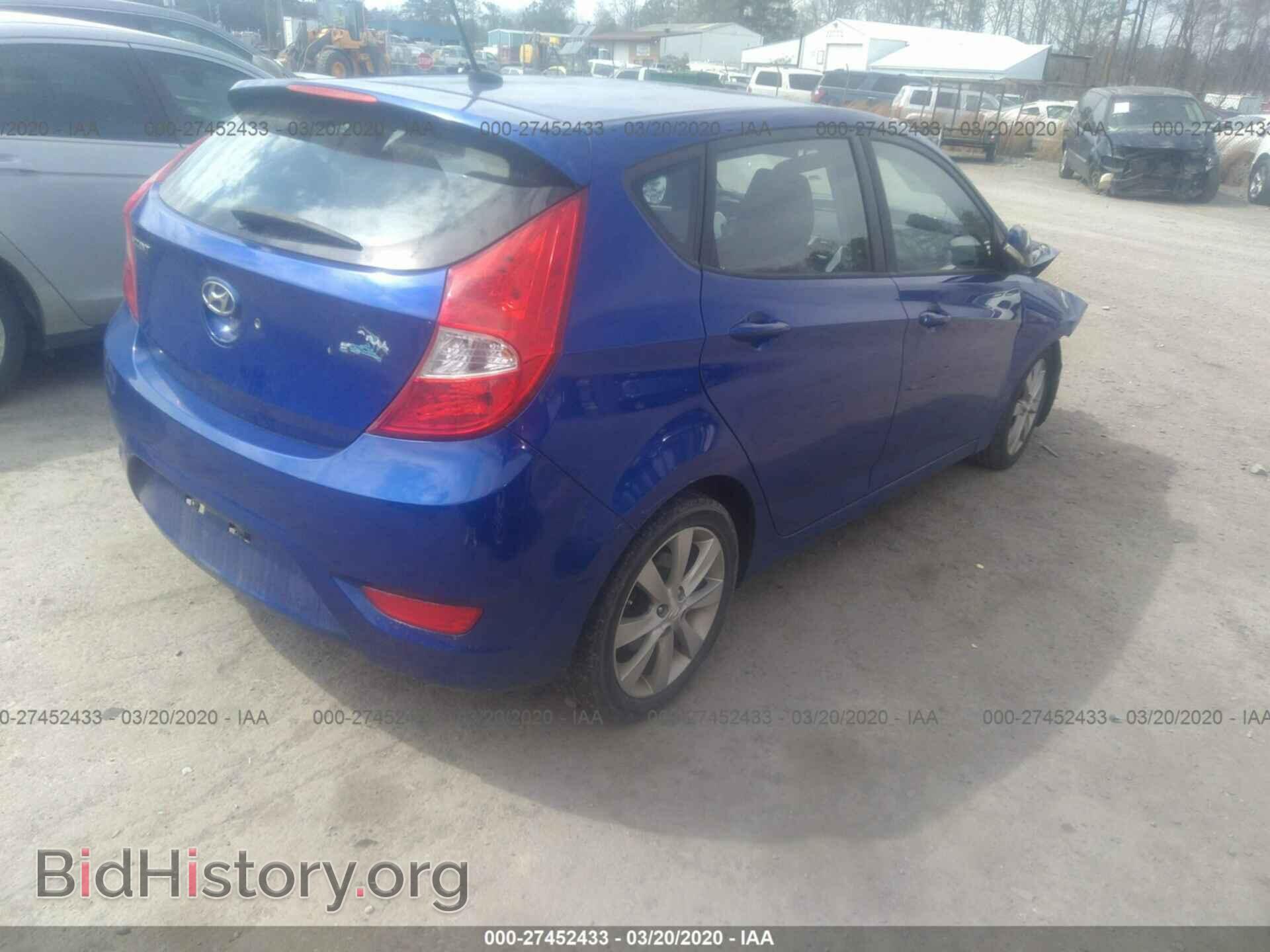 2014 HYUNDAI ACCENT - VIN: KMHCU5AE5EU146009 - Фото 4
