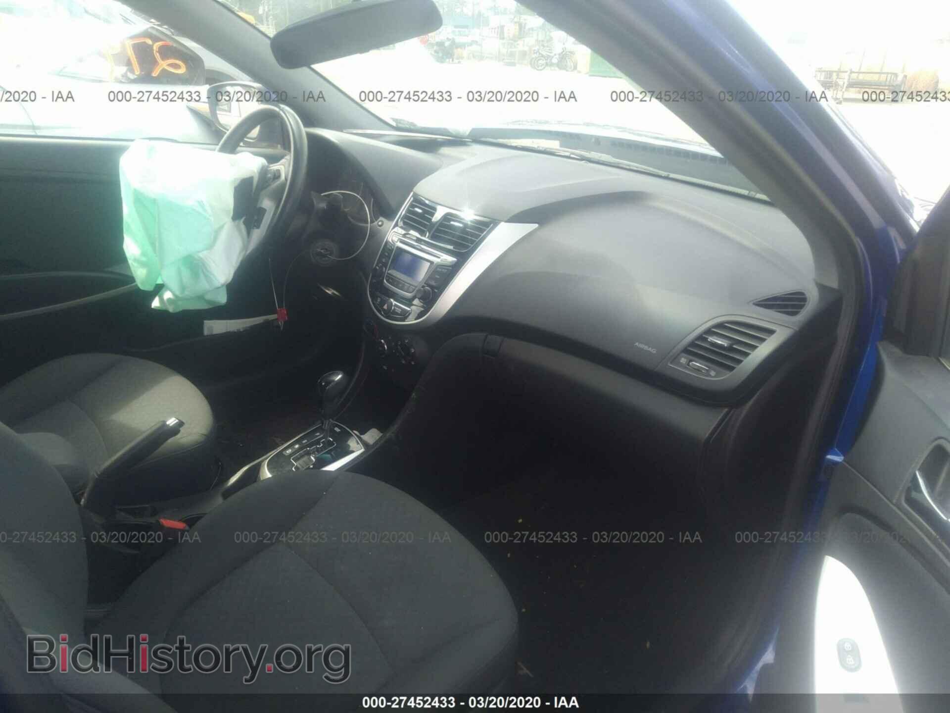 2014 HYUNDAI ACCENT - VIN: KMHCU5AE5EU146009 - Фото 5