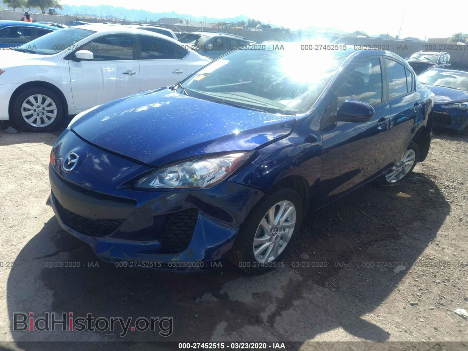2013 MAZDA 3 - VIN: JM1BL1WP9D1784205 - Фото 2