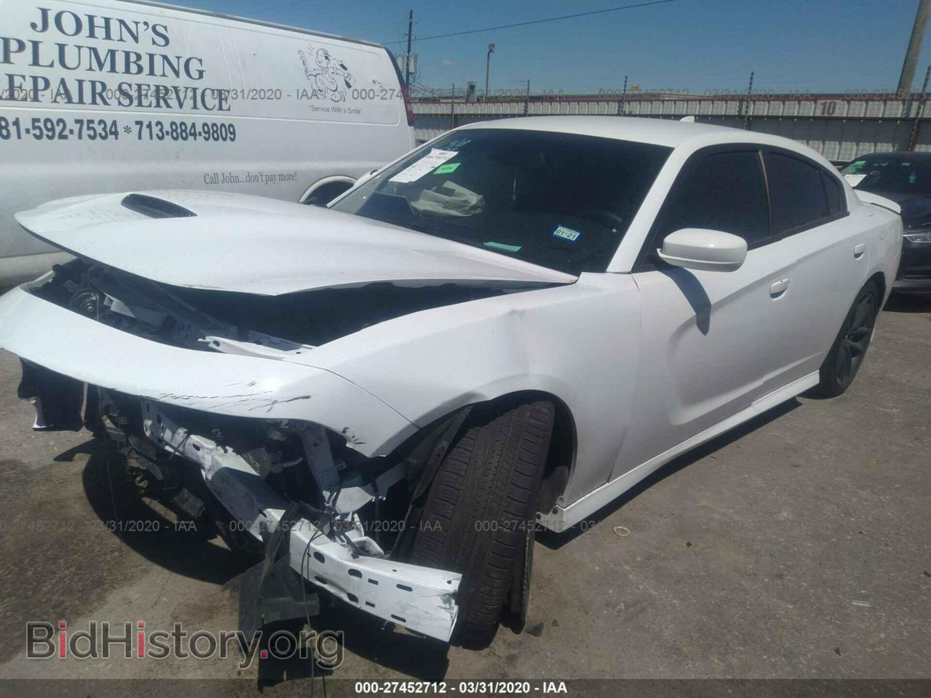 2019 DODGE CHARGER - VIN: 2C3CDXHG0KH597763 - Фото 2