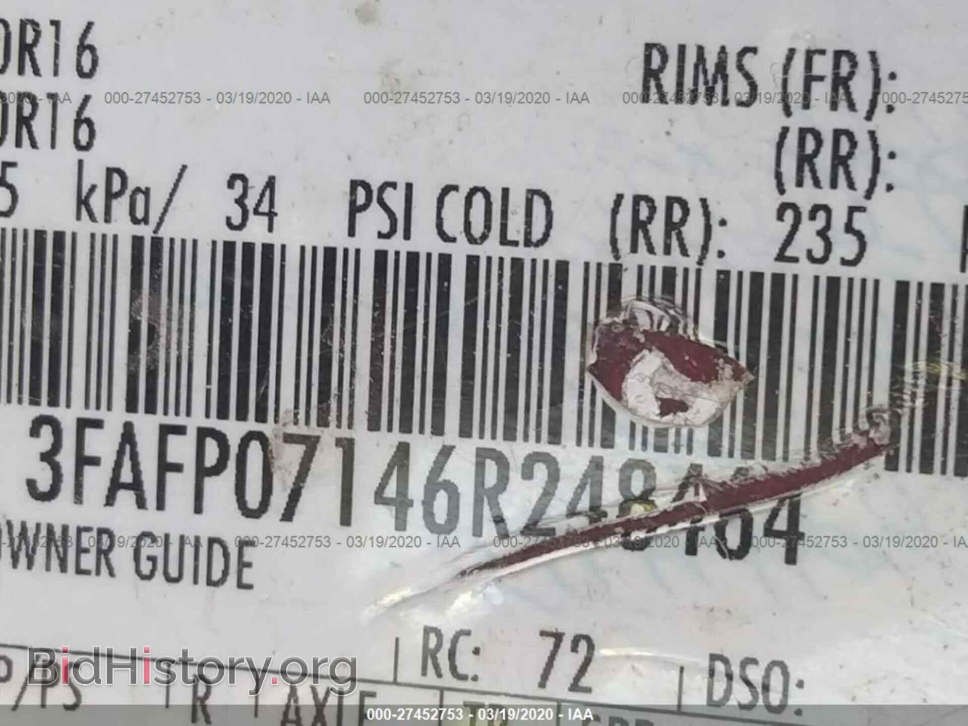 2006 FORD FUSION - VIN: 3FAFP07146R248464 - Фото 9