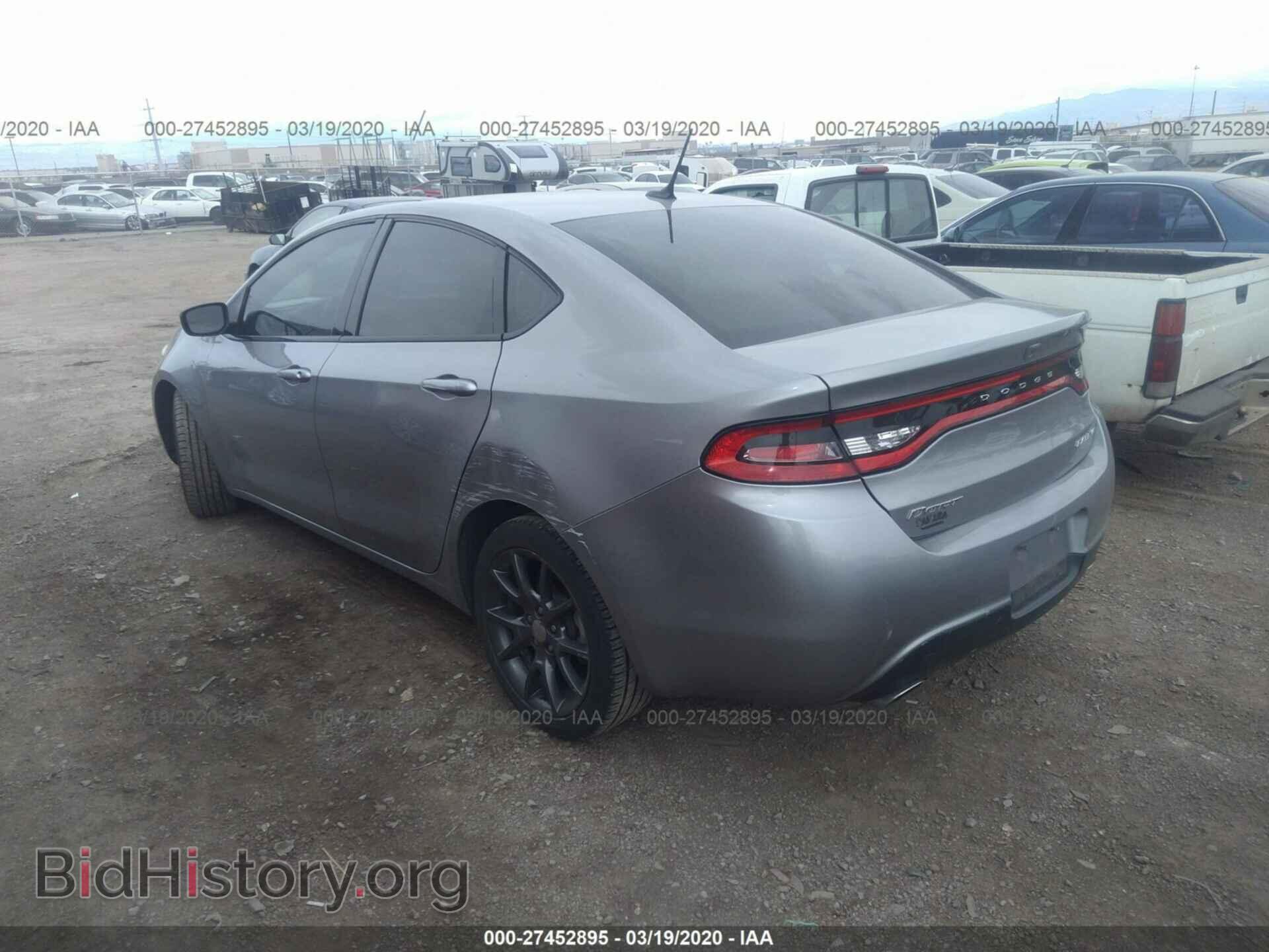 2015 DODGE DART - VIN: 1C3CDFBB1FD345322 - Фото 3
