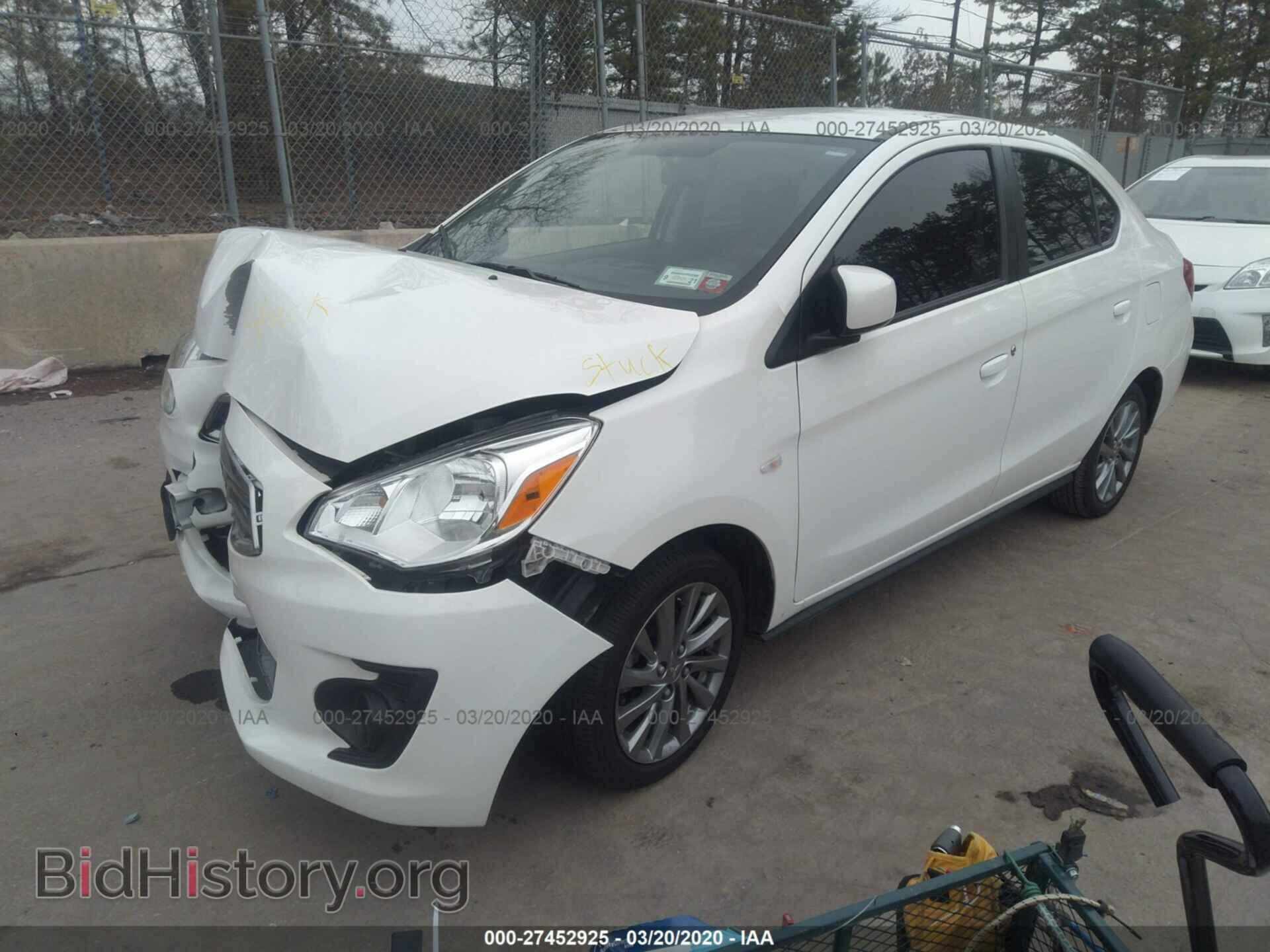 2019 MITSUBISHI MIRAGE - VIN: ML32F3FJXKHF01173 - Фото 2