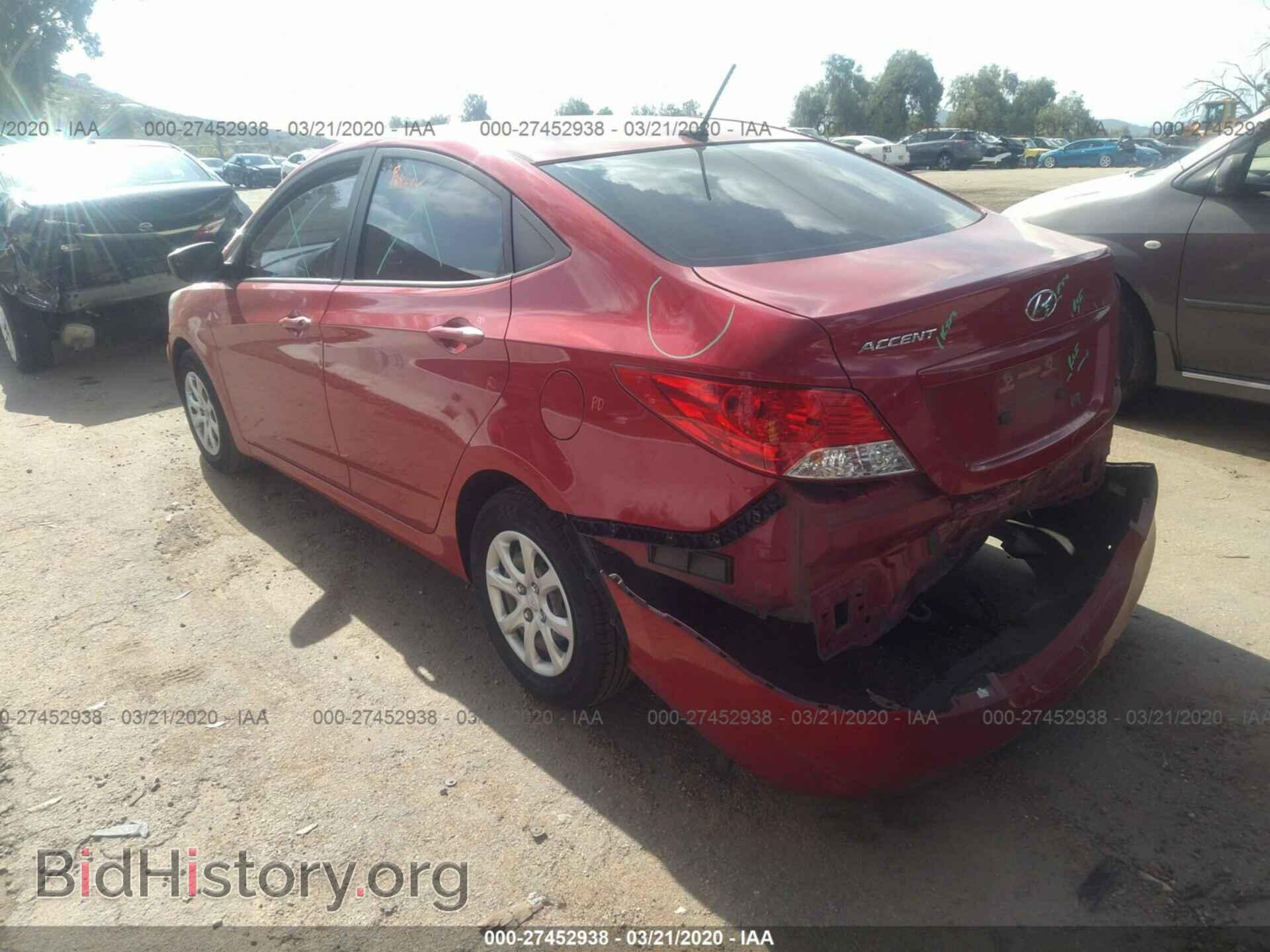 2014 HYUNDAI ACCENT - VIN: KMHCT4AE2EU657528 - Фото 3