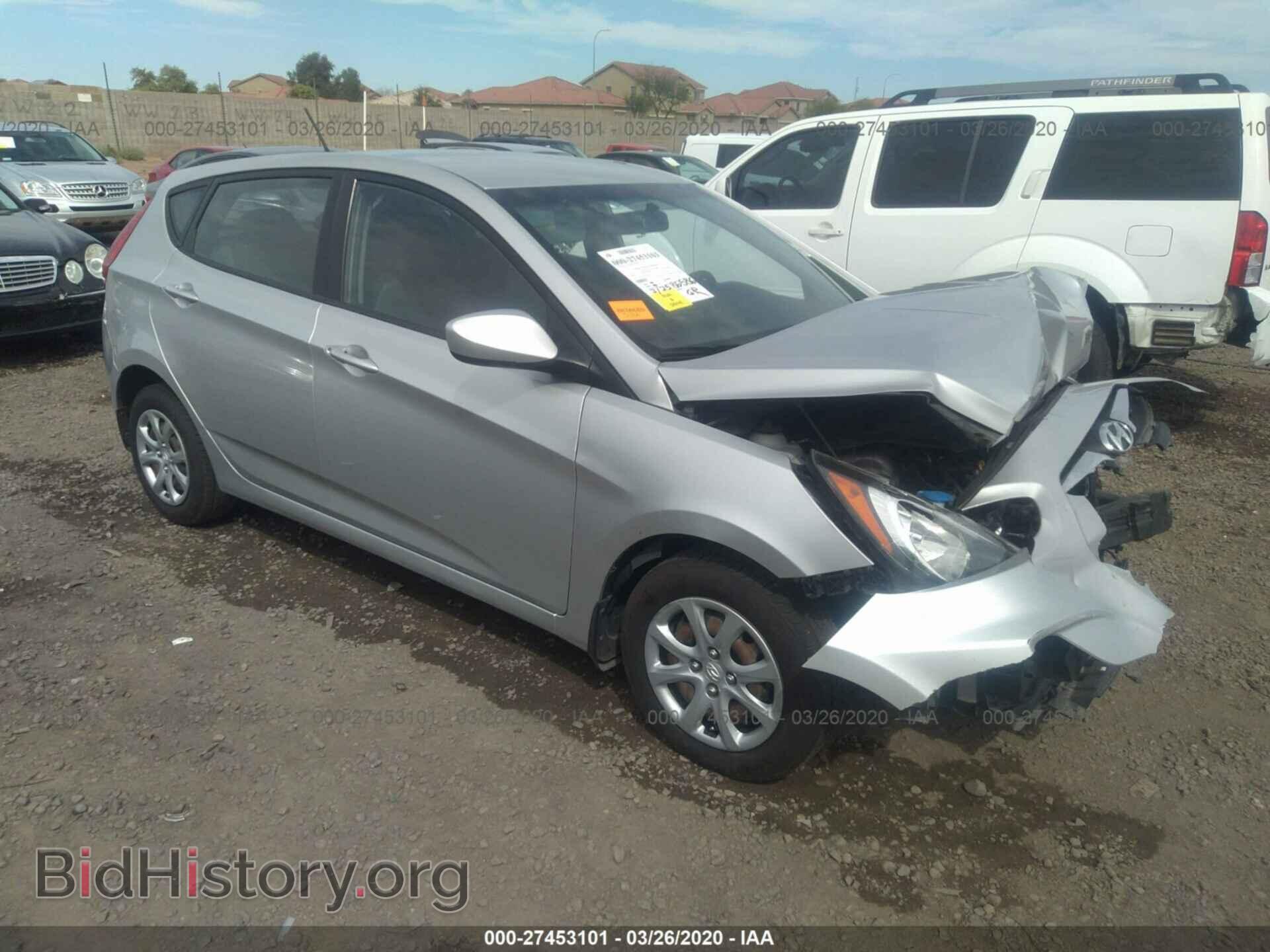 Photo KMHCT5AE5CU020782 - HYUNDAI ACCENT 2012