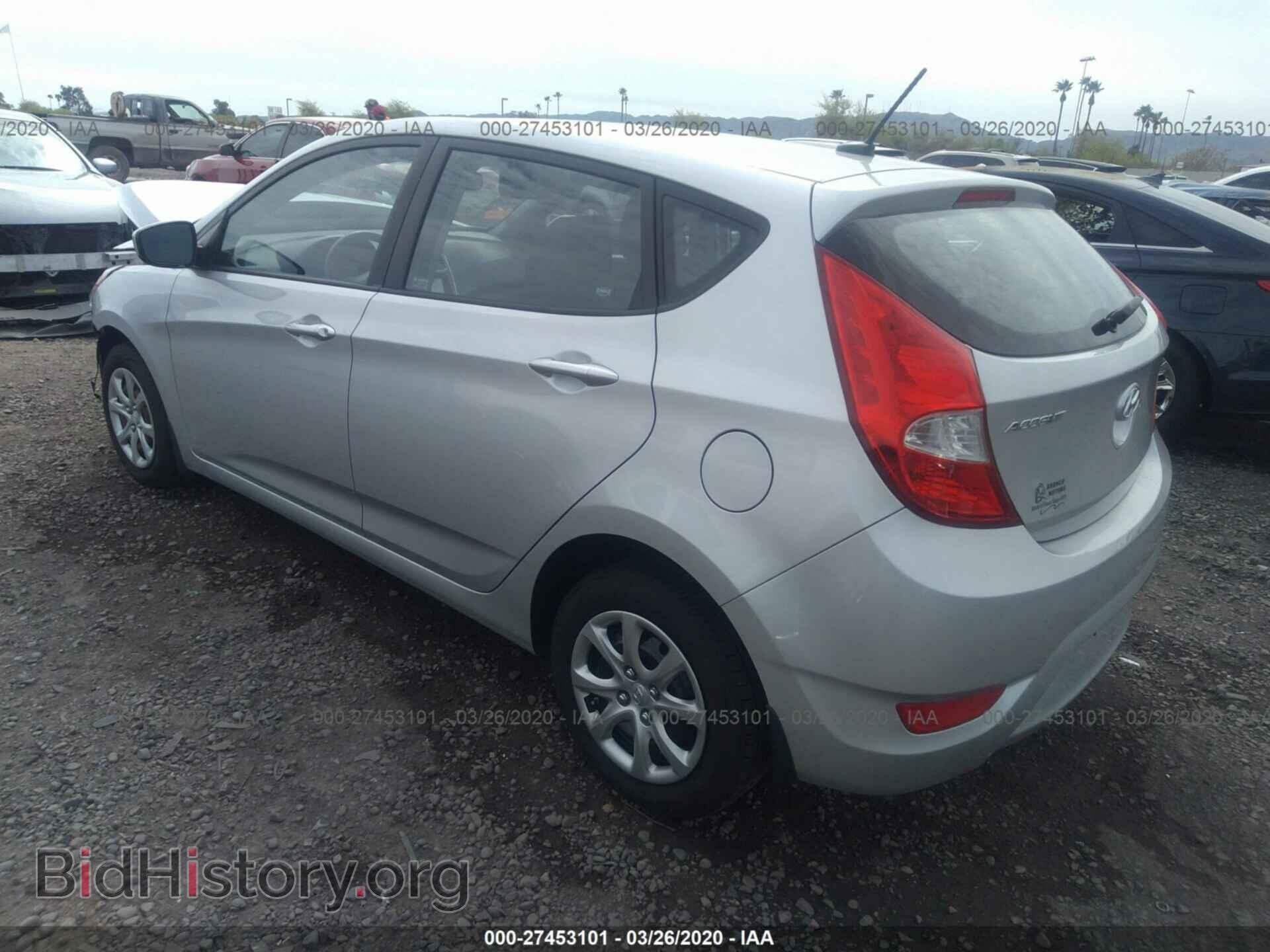 2012 HYUNDAI ACCENT - VIN: KMHCT5AE5CU020782 - Фото 3