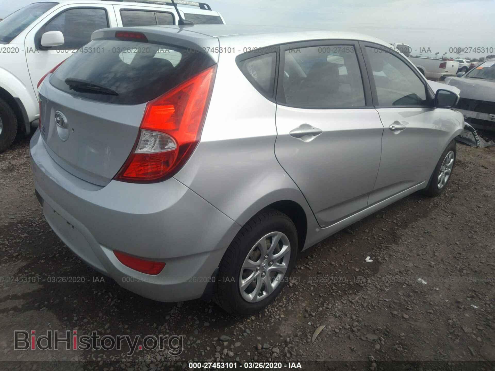2012 HYUNDAI ACCENT - VIN: KMHCT5AE5CU020782 - Фото 4