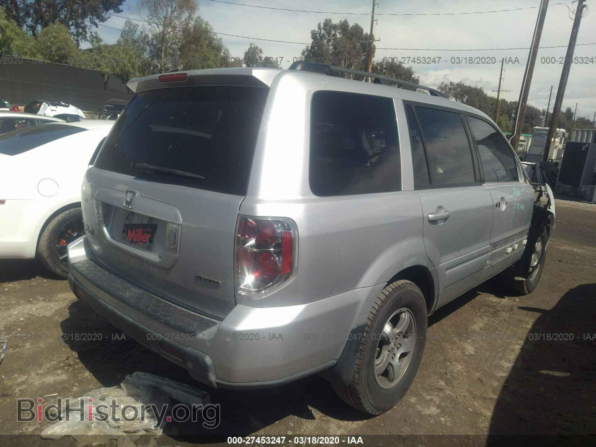 2006 HONDA PILOT - VIN: 2HKYF185X6H550406 - Фото 4