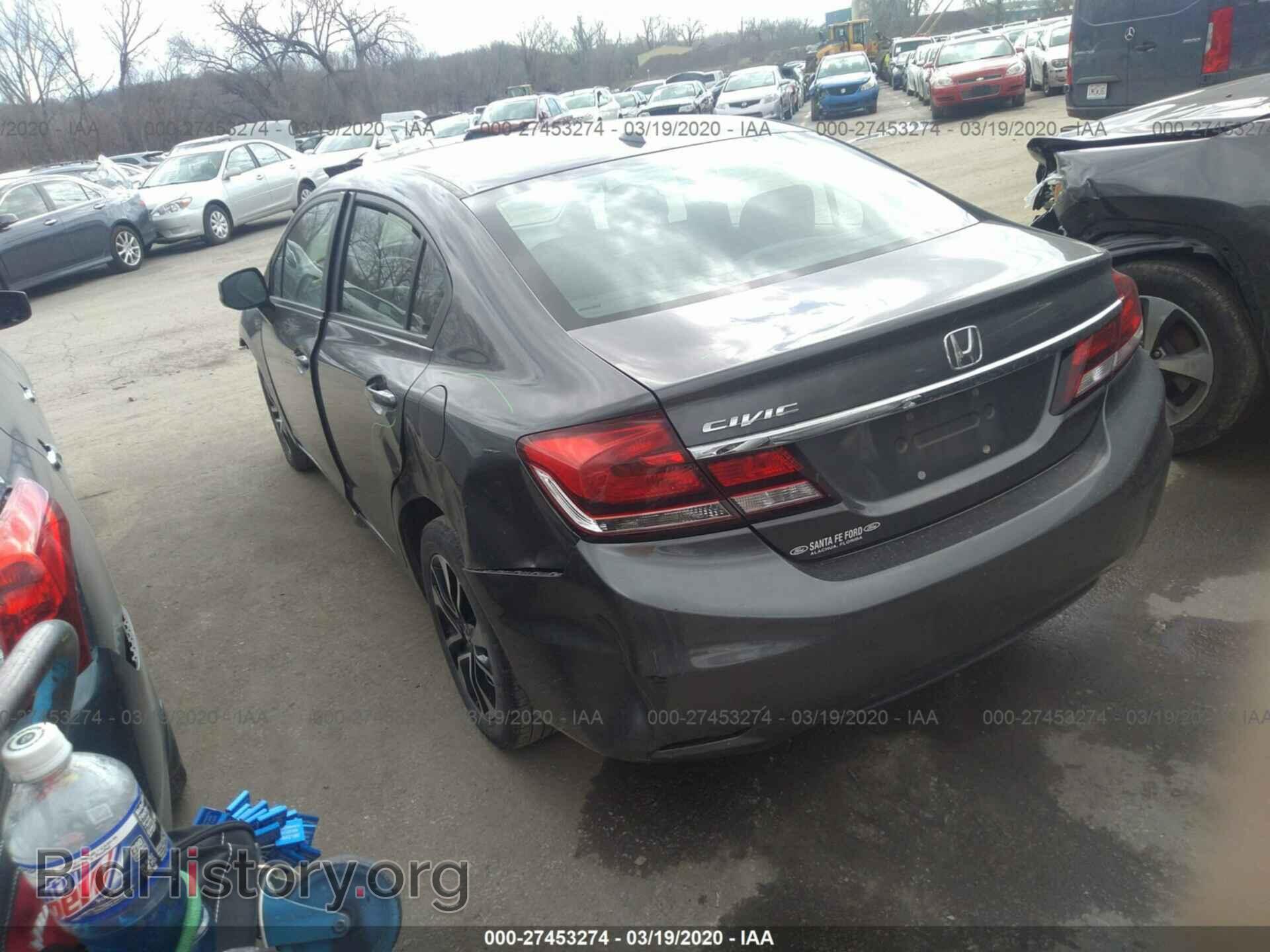 2013 HONDA CIVIC - VIN: 2HGFB2F96DH507669 - Фото 3