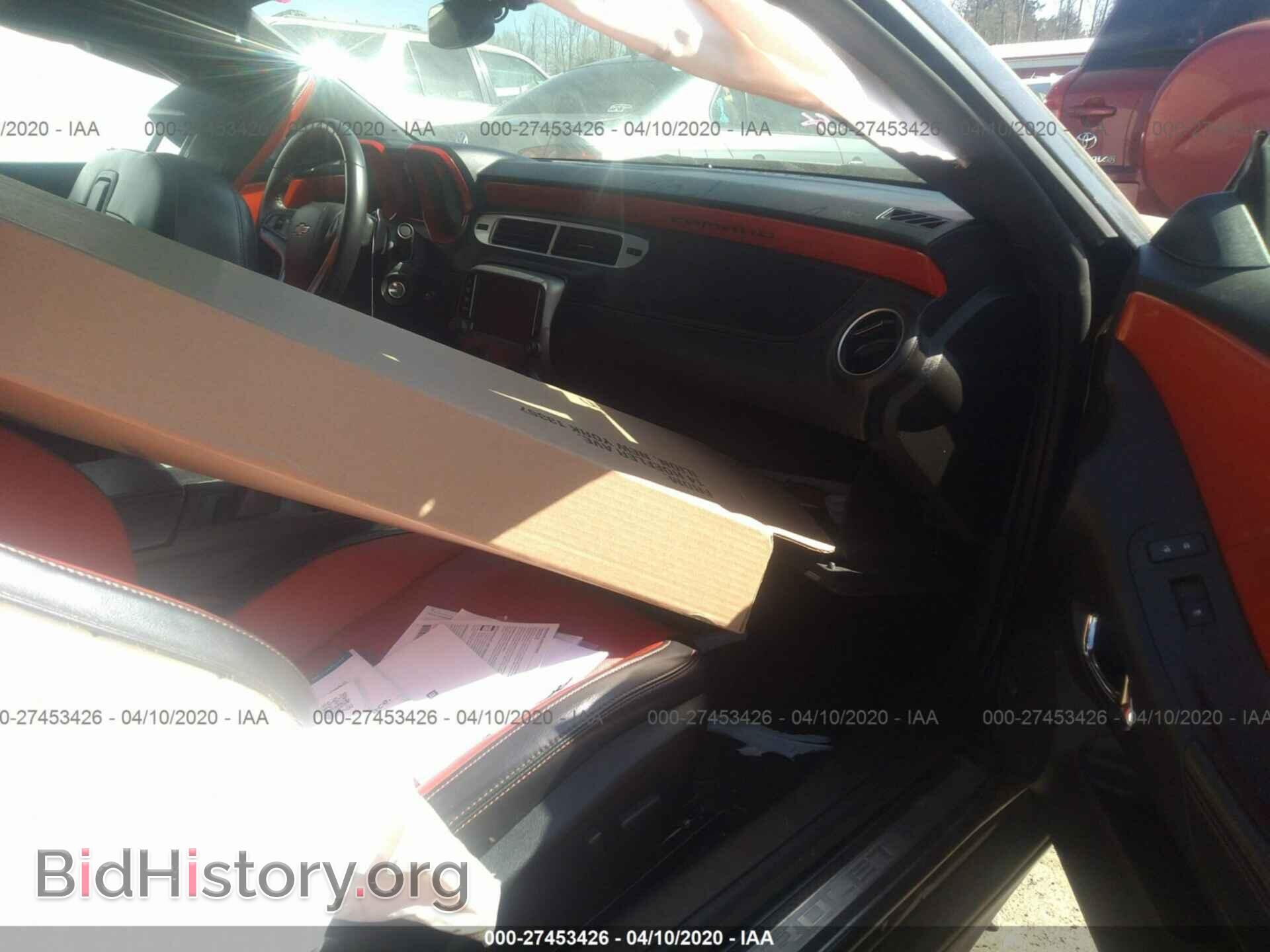 2013 CHEVROLET CAMARO - VIN: 2G1FK1EJ3D9186357 - Фото 5