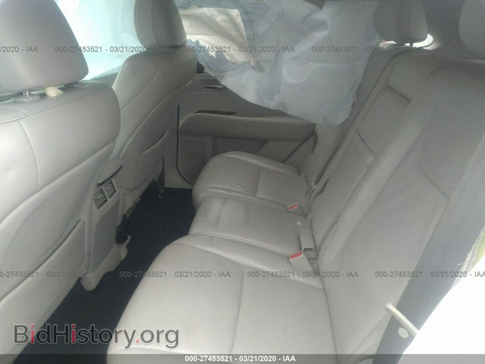 2012 LEXUS RX - VIN: 2T2ZK1BA6CC083372 - Фото 8