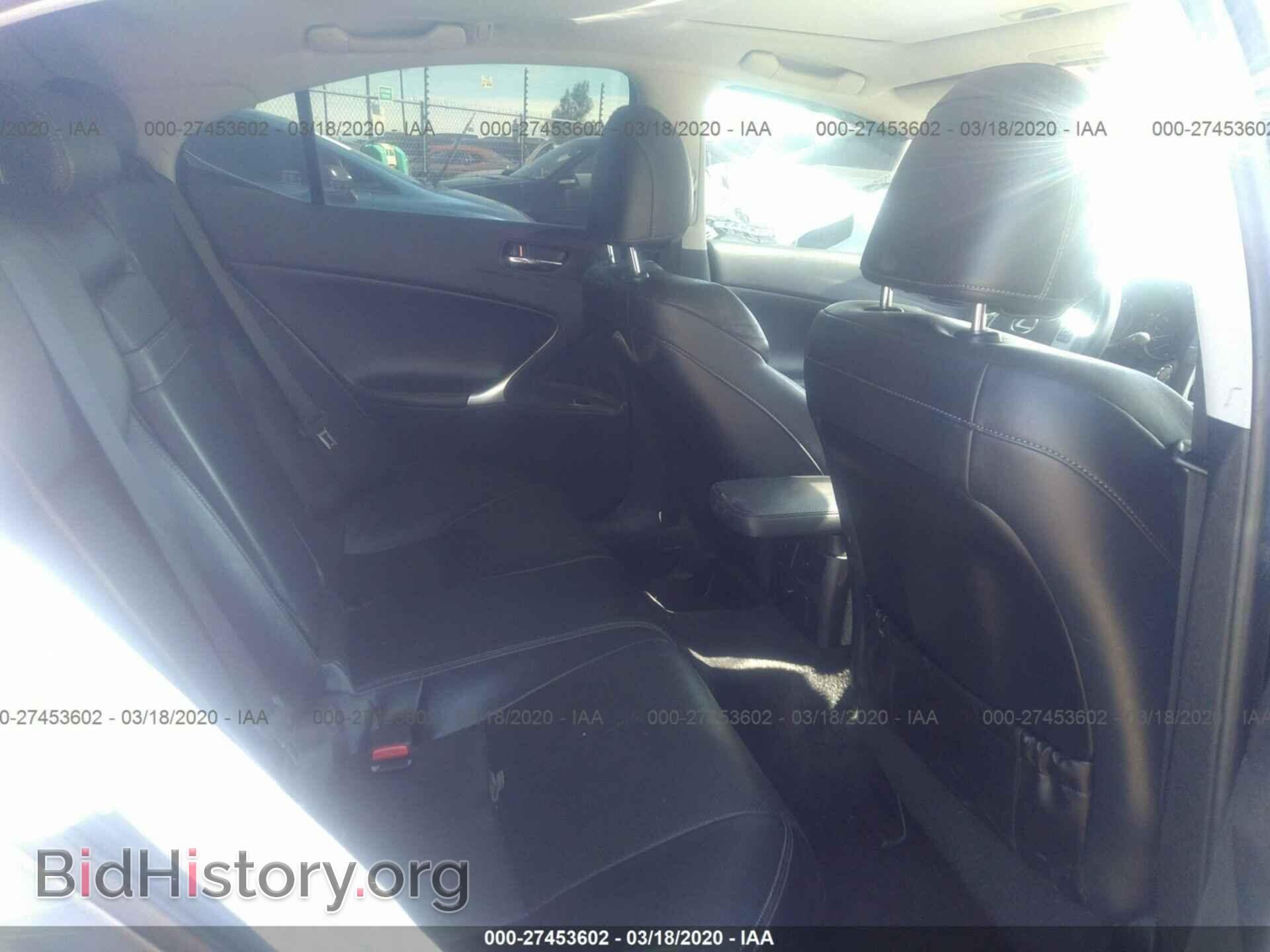 2012 LEXUS IS - VIN: JTHBF5C26C5175604 - Photo 8