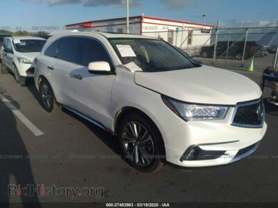 2017 Acura MDX Advance, белый — VIN 5FRYD4H88HB042209, IAAI