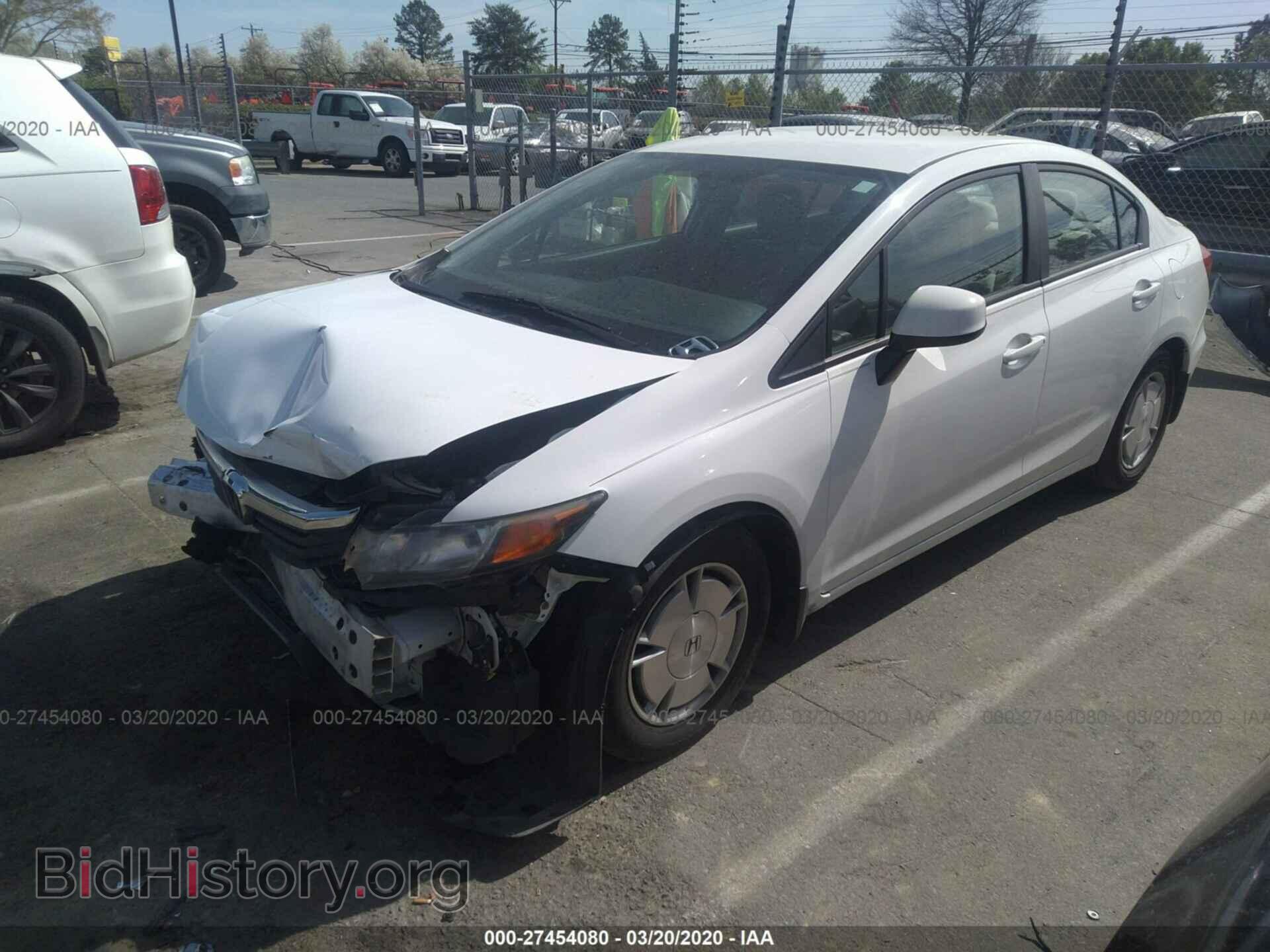 2012 HONDA CIVIC SDN - VIN: 2HGFB2F63CH319342 - Фото 2