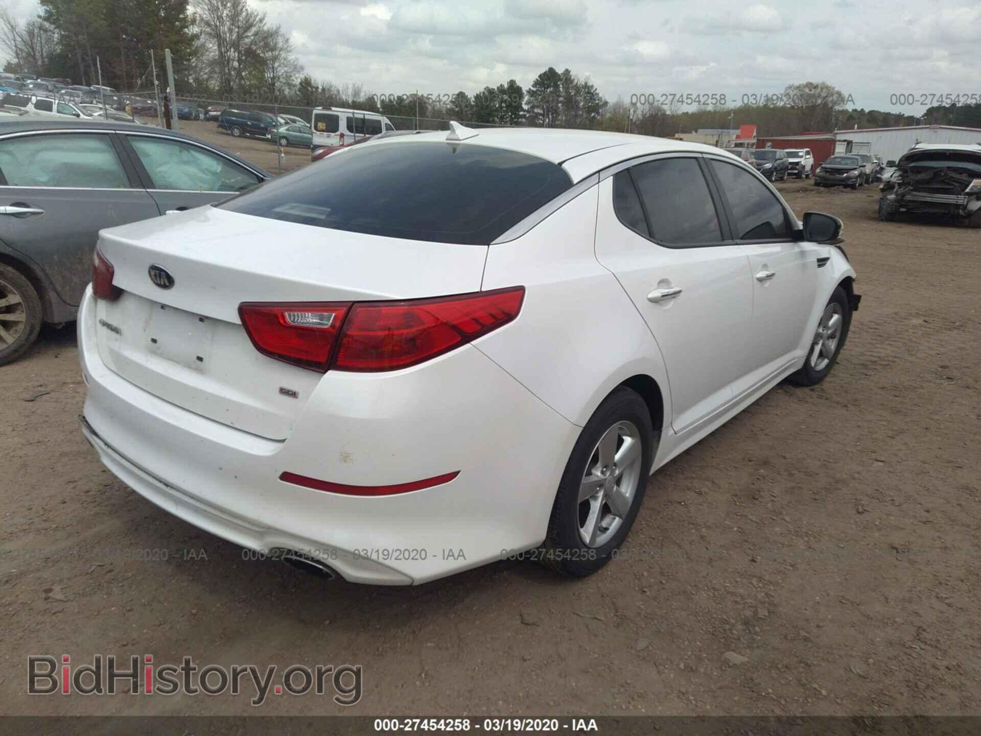 2015 KIA OPTIMA - VIN: KNAGM4A74F5532477 - Photo 4