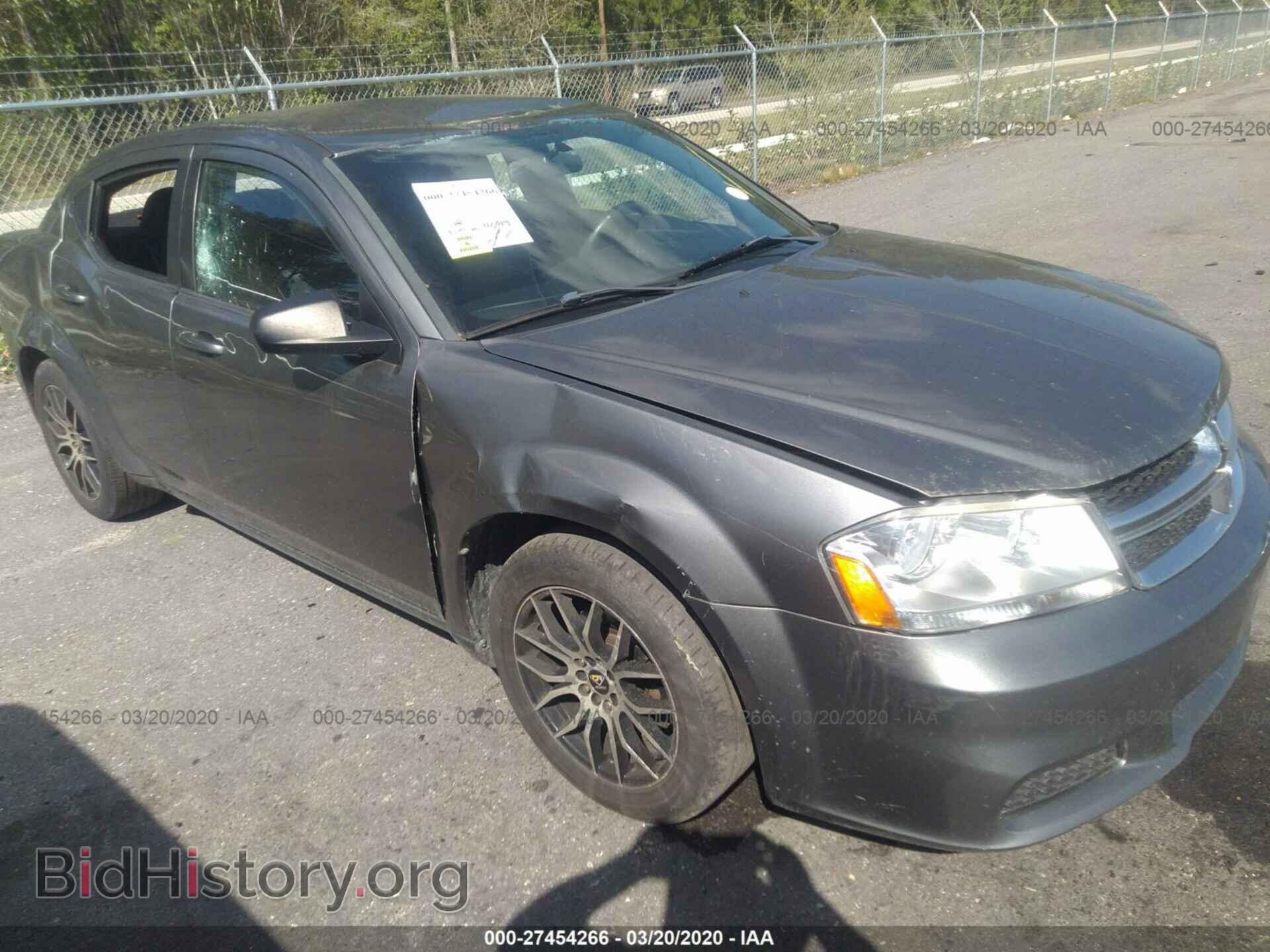 Фотография 1C3CDZAB3DN632655 - DODGE AVENGER 2013