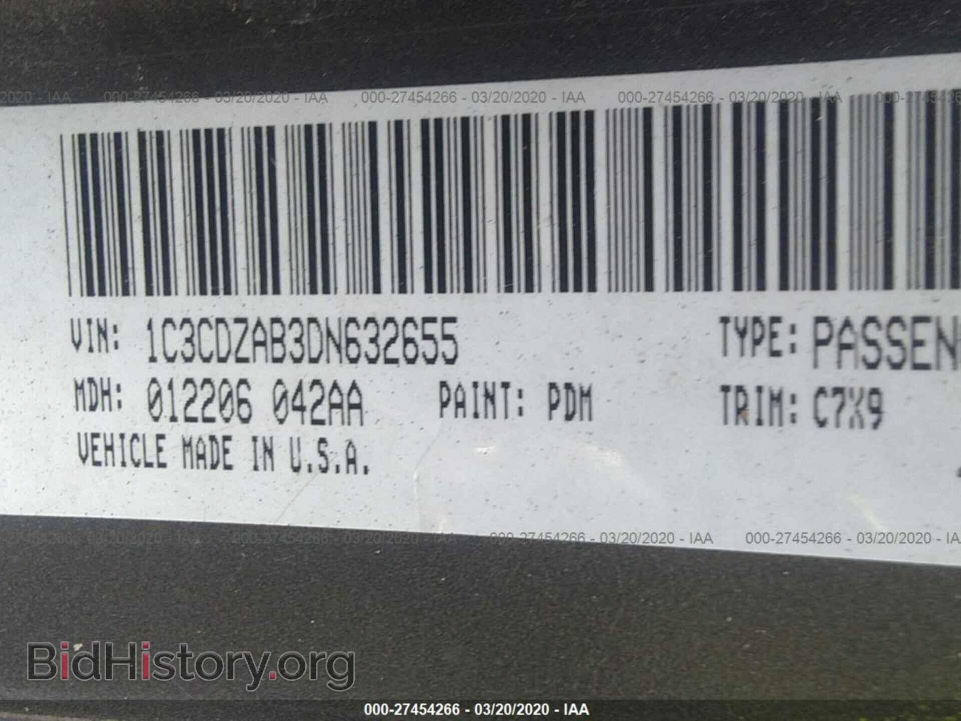 2013 DODGE AVENGER - VIN: 1C3CDZAB3DN632655 - Photo 9