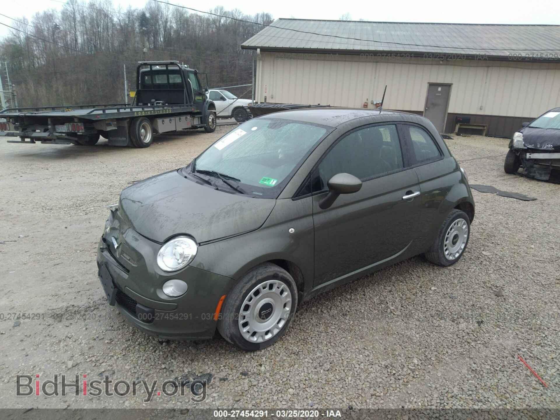 2014 FIAT 500 - VIN: 3C3CFFAR4ET169190 - Фото 2