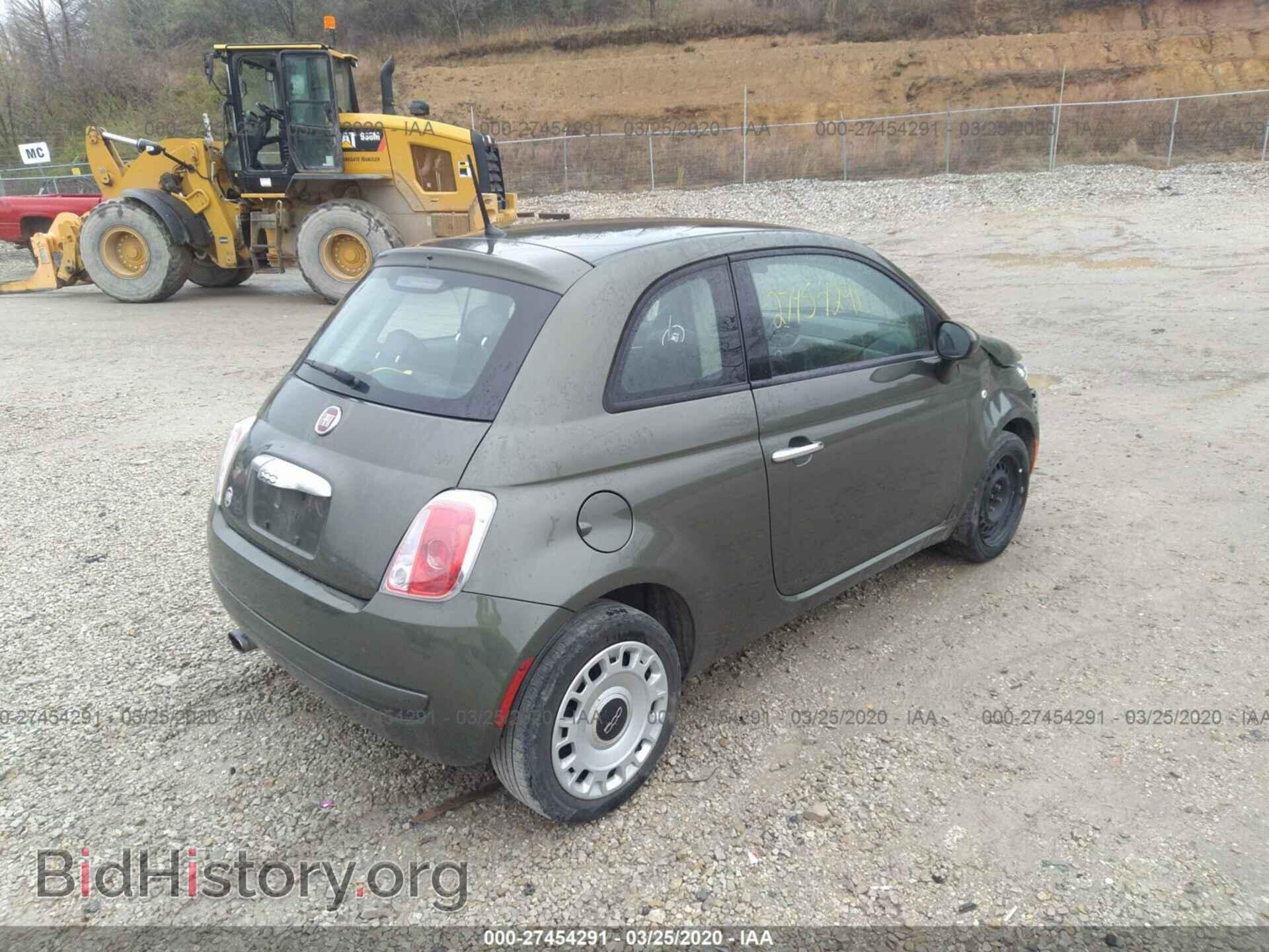 2014 FIAT 500 - VIN: 3C3CFFAR4ET169190 - Фото 4