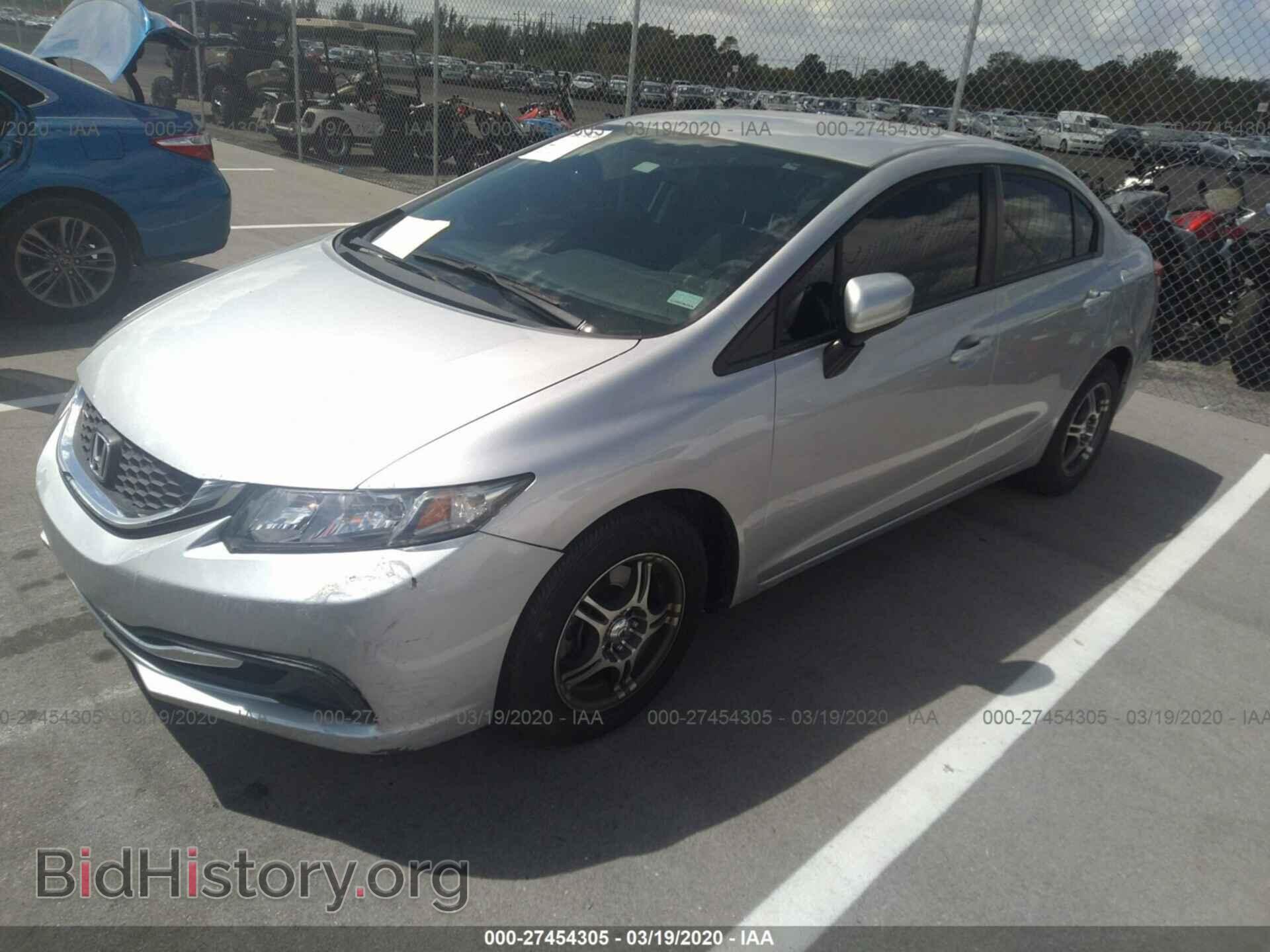 2014 HONDA CIVIC - VIN: 19XFB2F53EE051364 - Фото 2