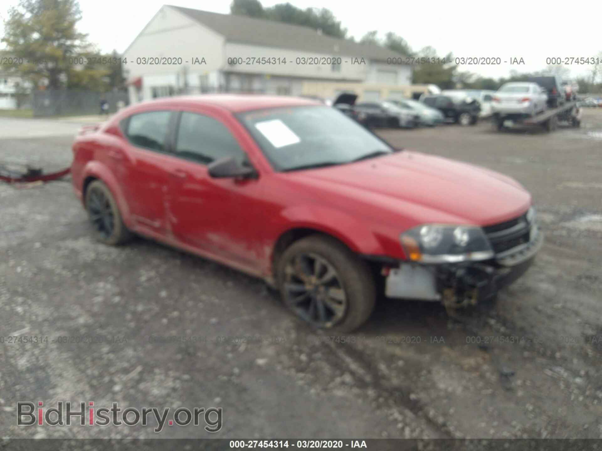 Photo 1C3CDZAB2EN228134 - DODGE AVENGER 2014