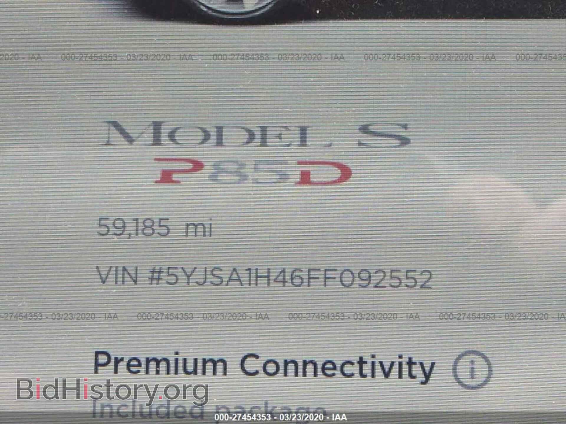 2015 TESLA MODEL S - VIN: 5YJSA1H46FF092552 - Photo 7