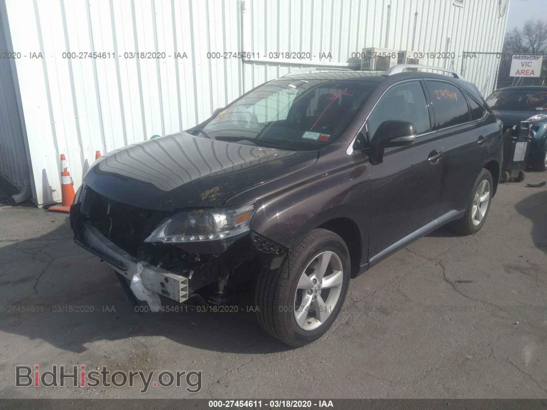 2014 LEXUS RX - VIN: 2T2BK1BA6EC251340 - Фото 2