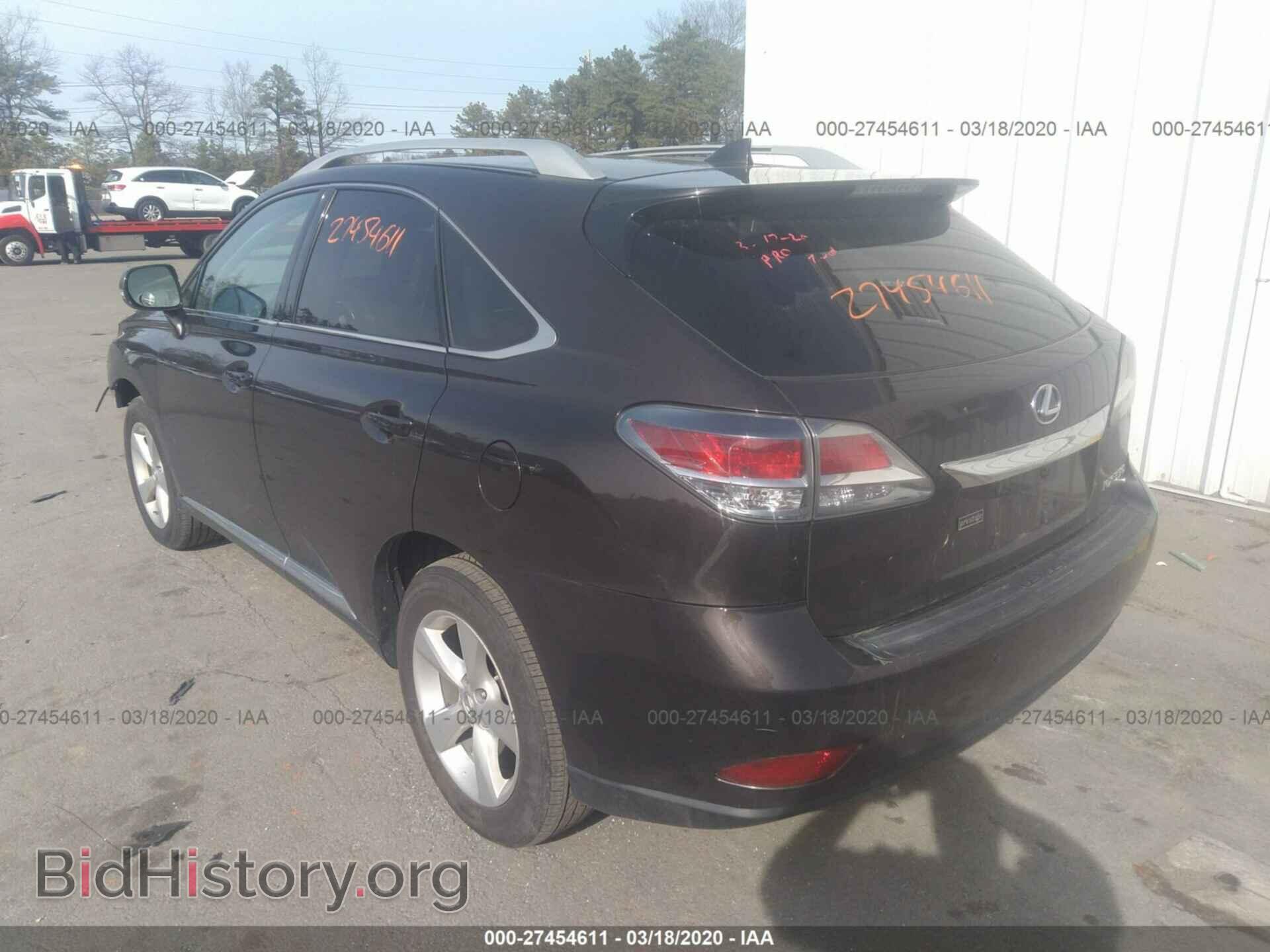 2014 LEXUS RX - VIN: 2T2BK1BA6EC251340 - Фото 3
