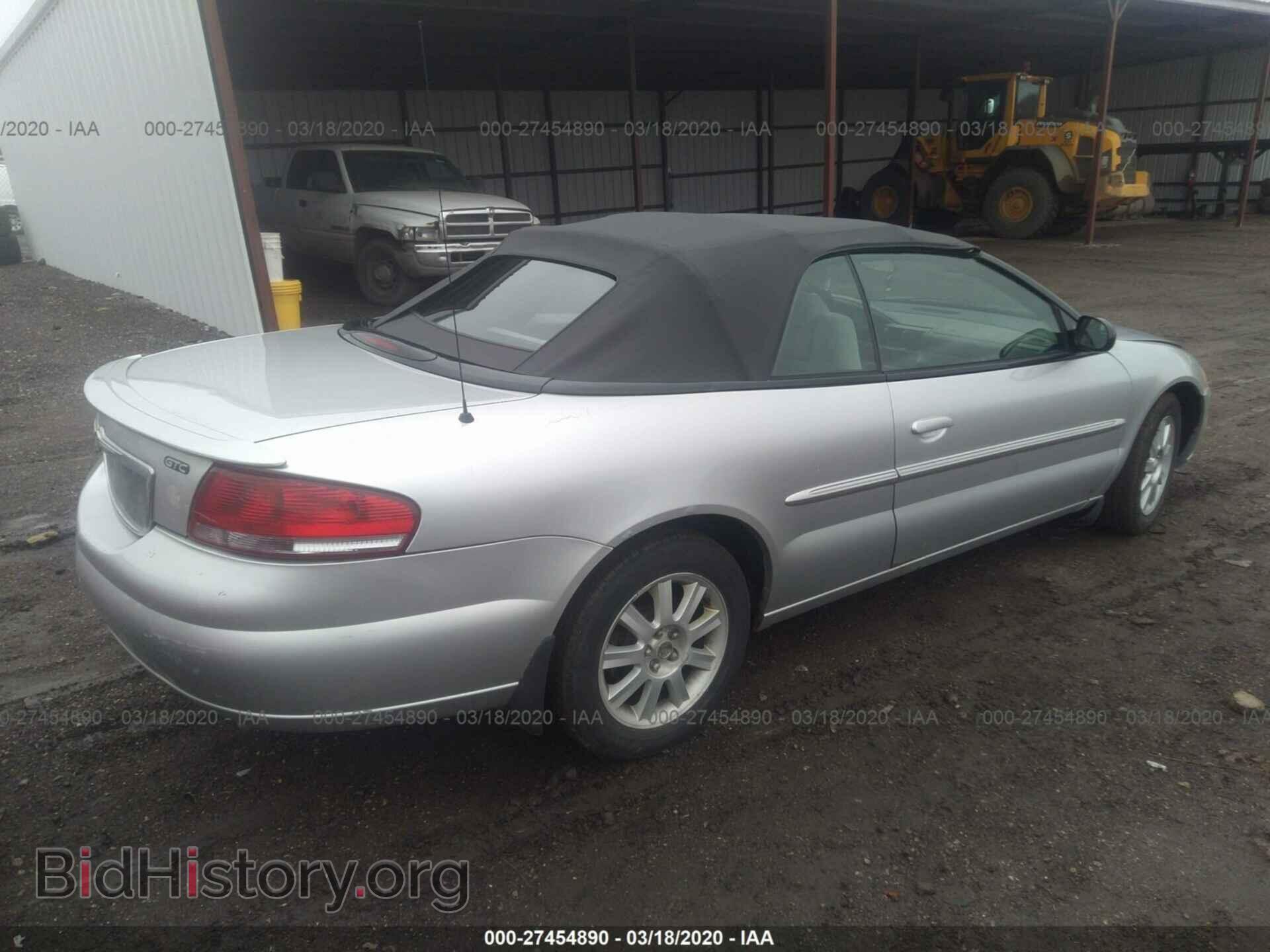 2002 CHRYSLER SEBRING - VIN: 1C3EL75R82N244308 - Фото 4