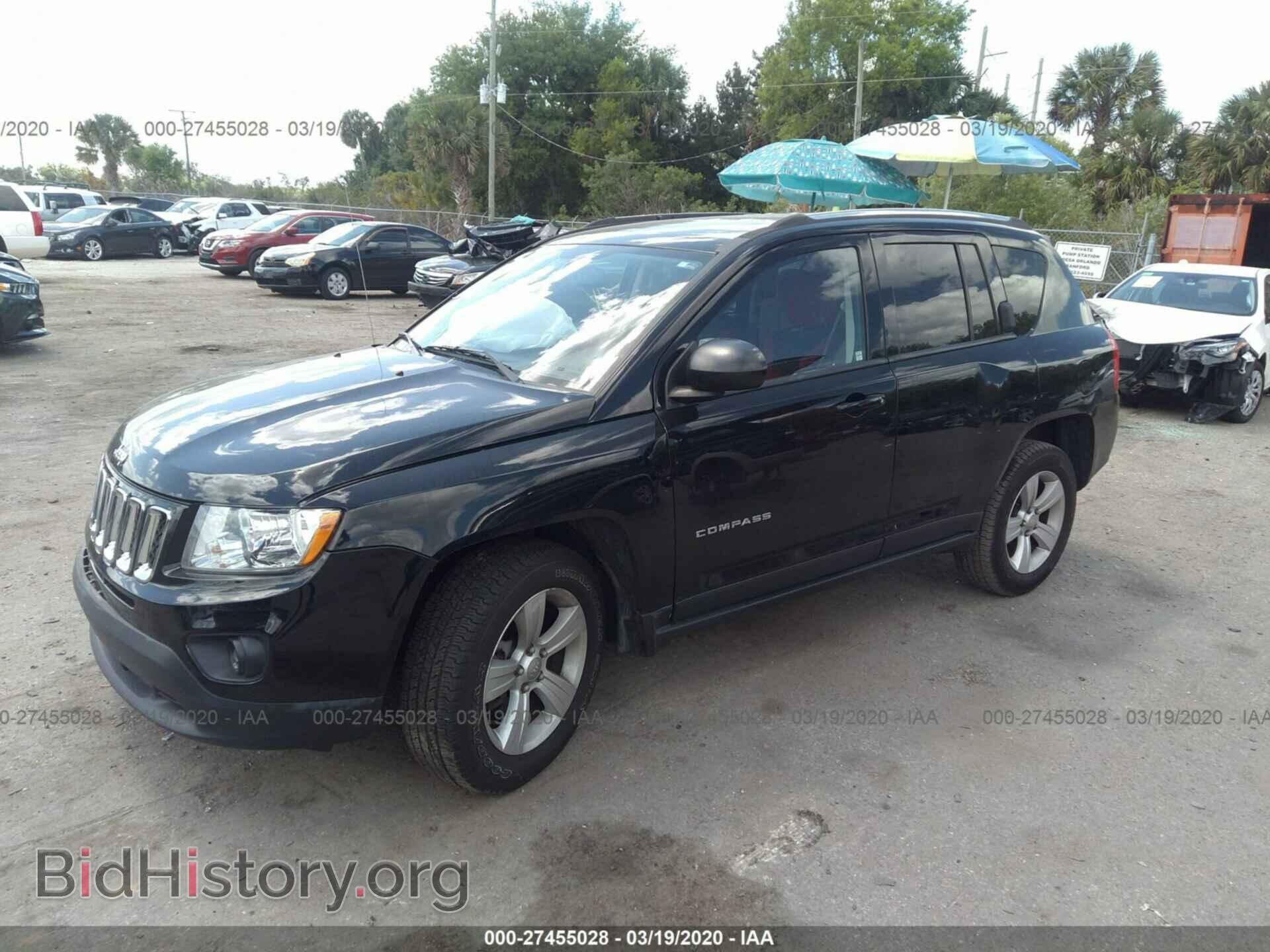 2013 JEEP COMPASS - VIN: 1C4NJDEB5DD246111 - Фото 2
